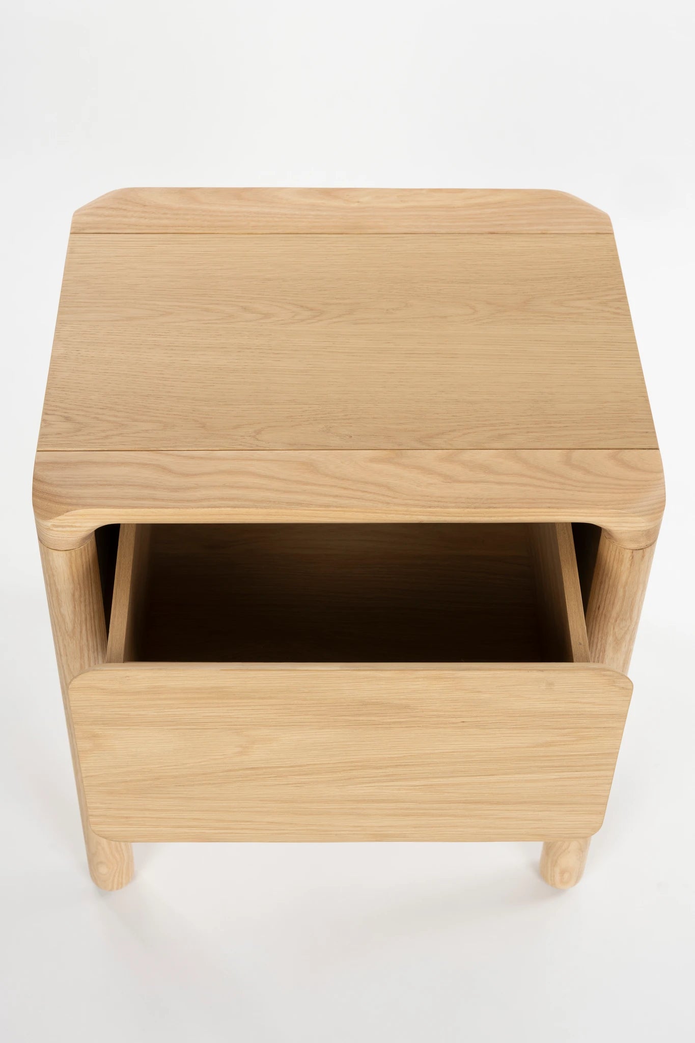 Zuiver Storm Natural Ash Wood Bedside Table