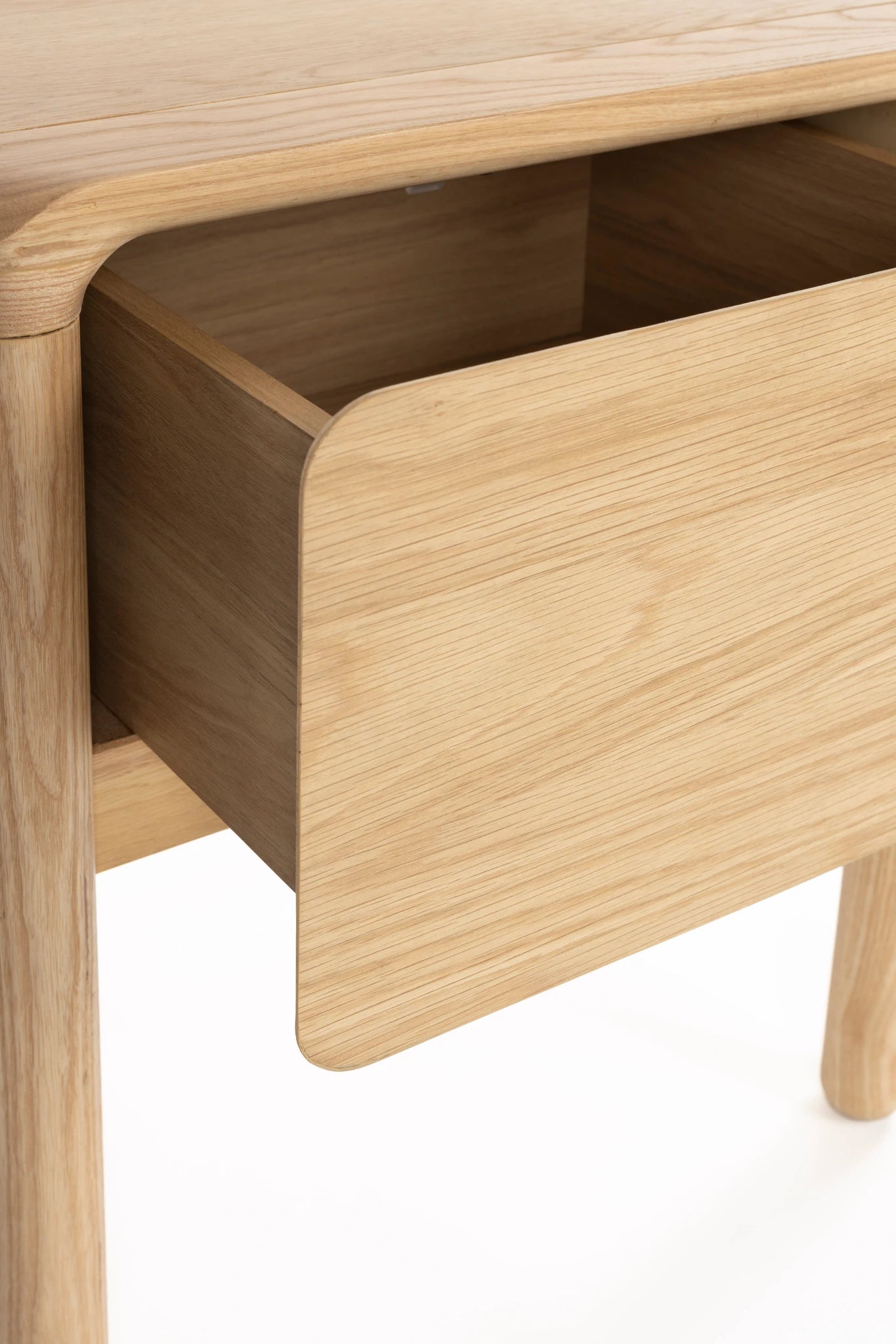 Zuiver Storm Natural Ash Wood Bedside Table