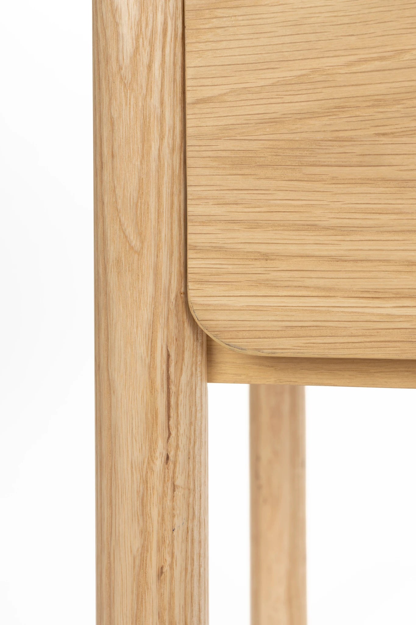 Zuiver Storm Natural Ash Wood Bedside Table