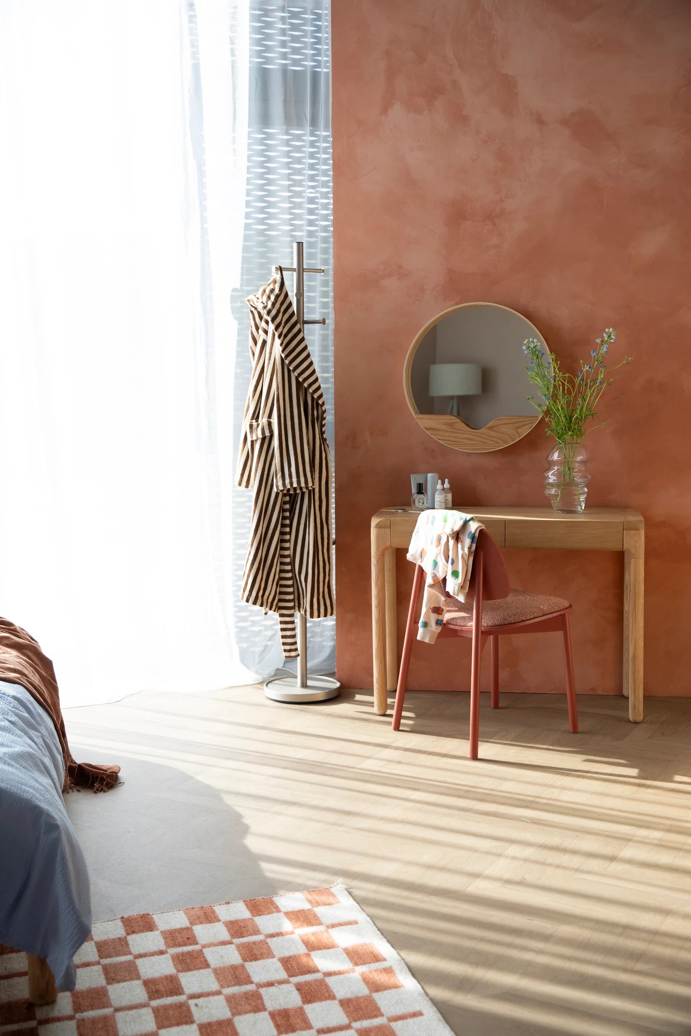 Zuiver Storm Natural Ash Wood Console Table