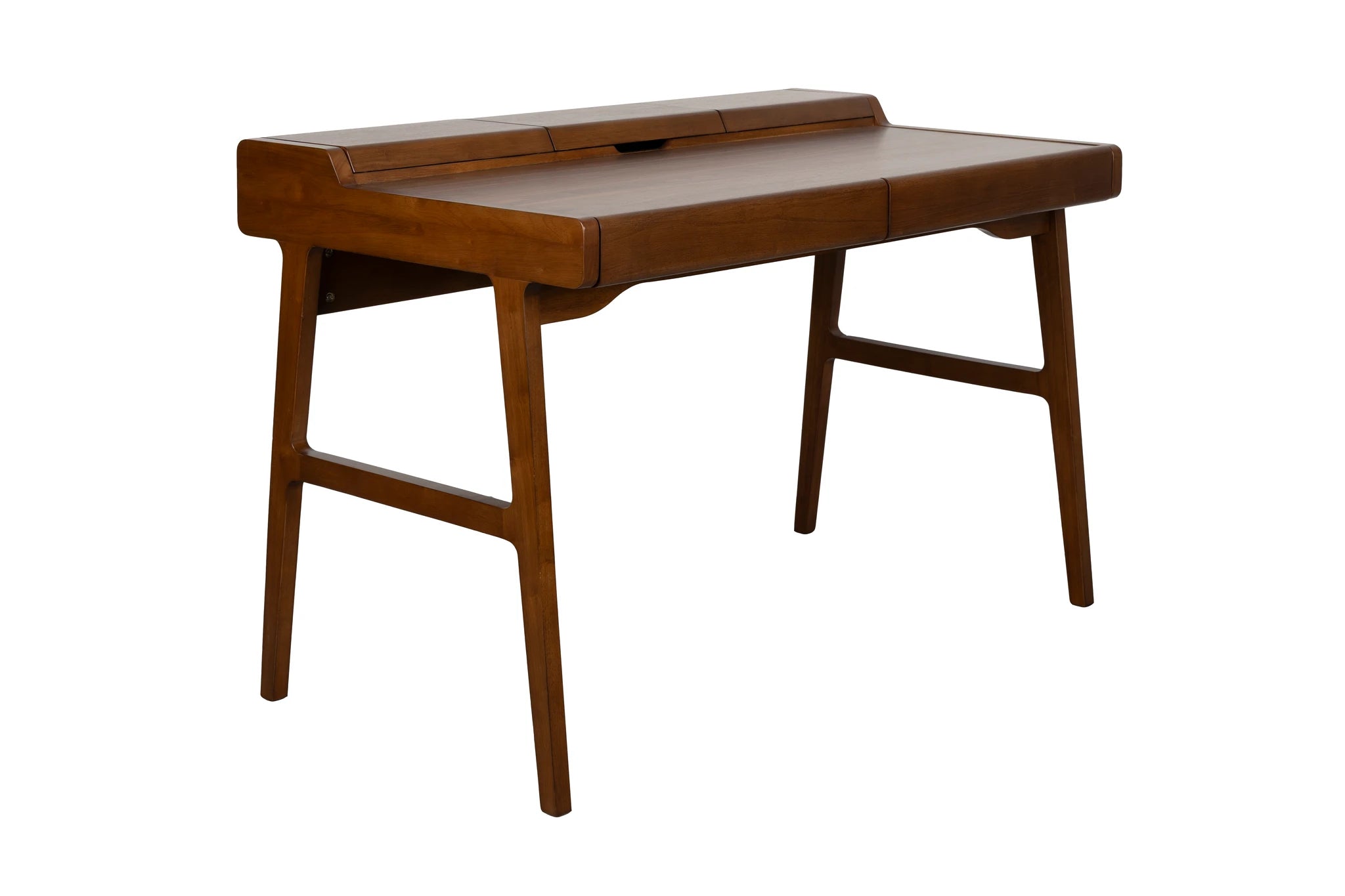 Zuiver Kaat Walnut Brown Rubber Wood Desk