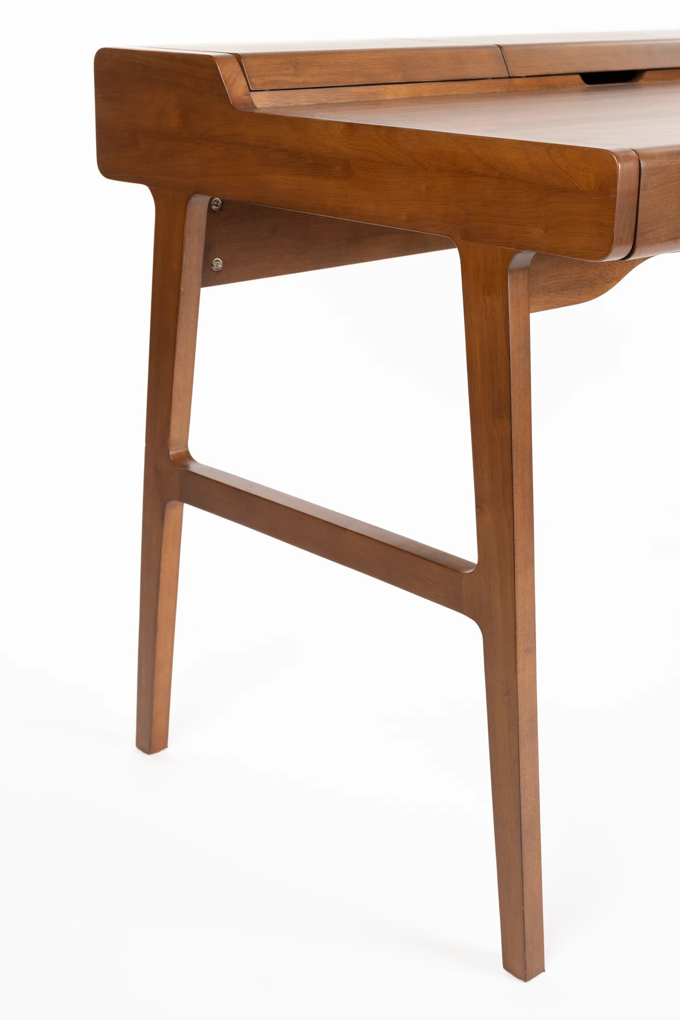 Zuiver Kaat Walnut Brown Rubber Wood Desk