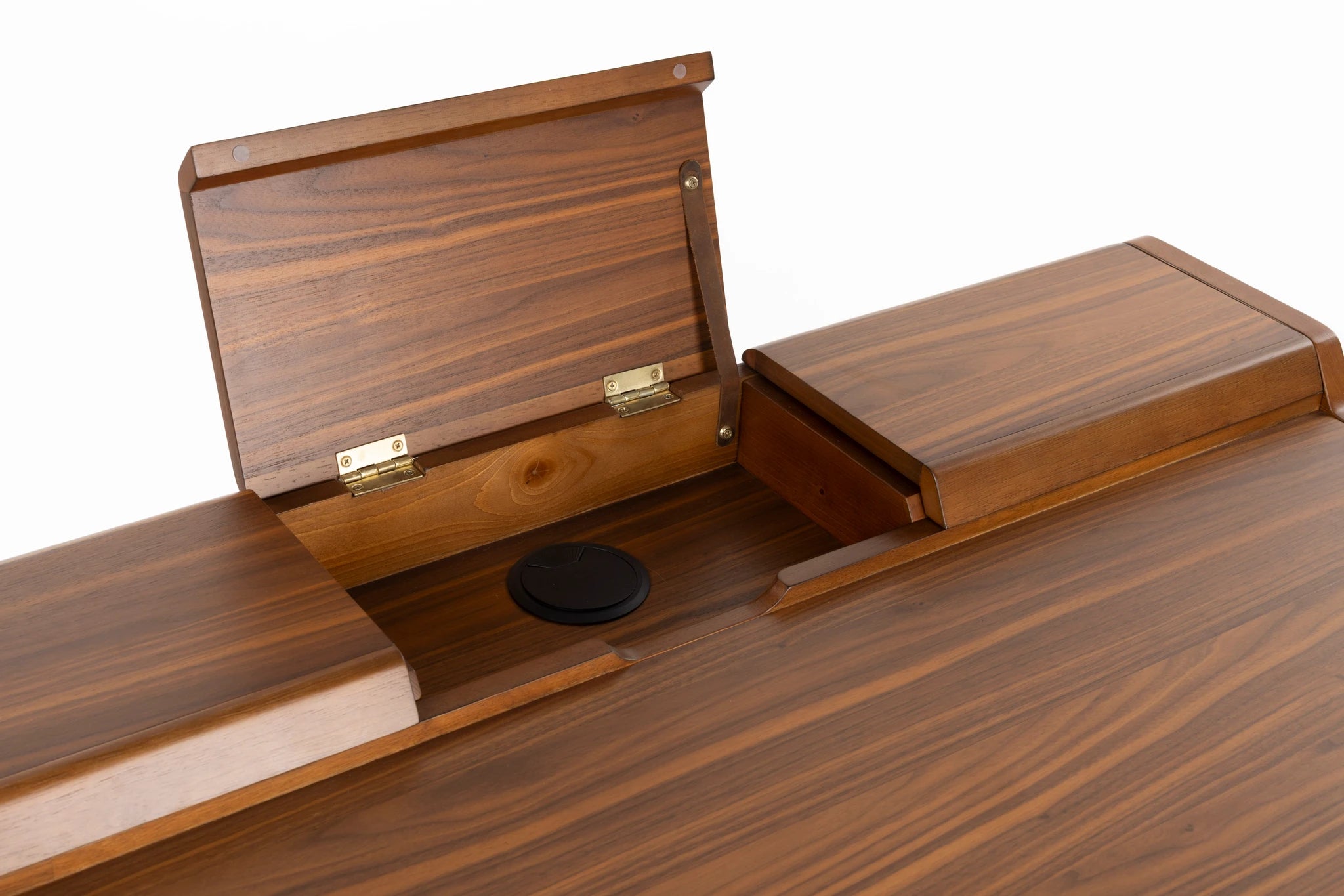 Zuiver Kaat Walnut Brown Rubber Wood Desk