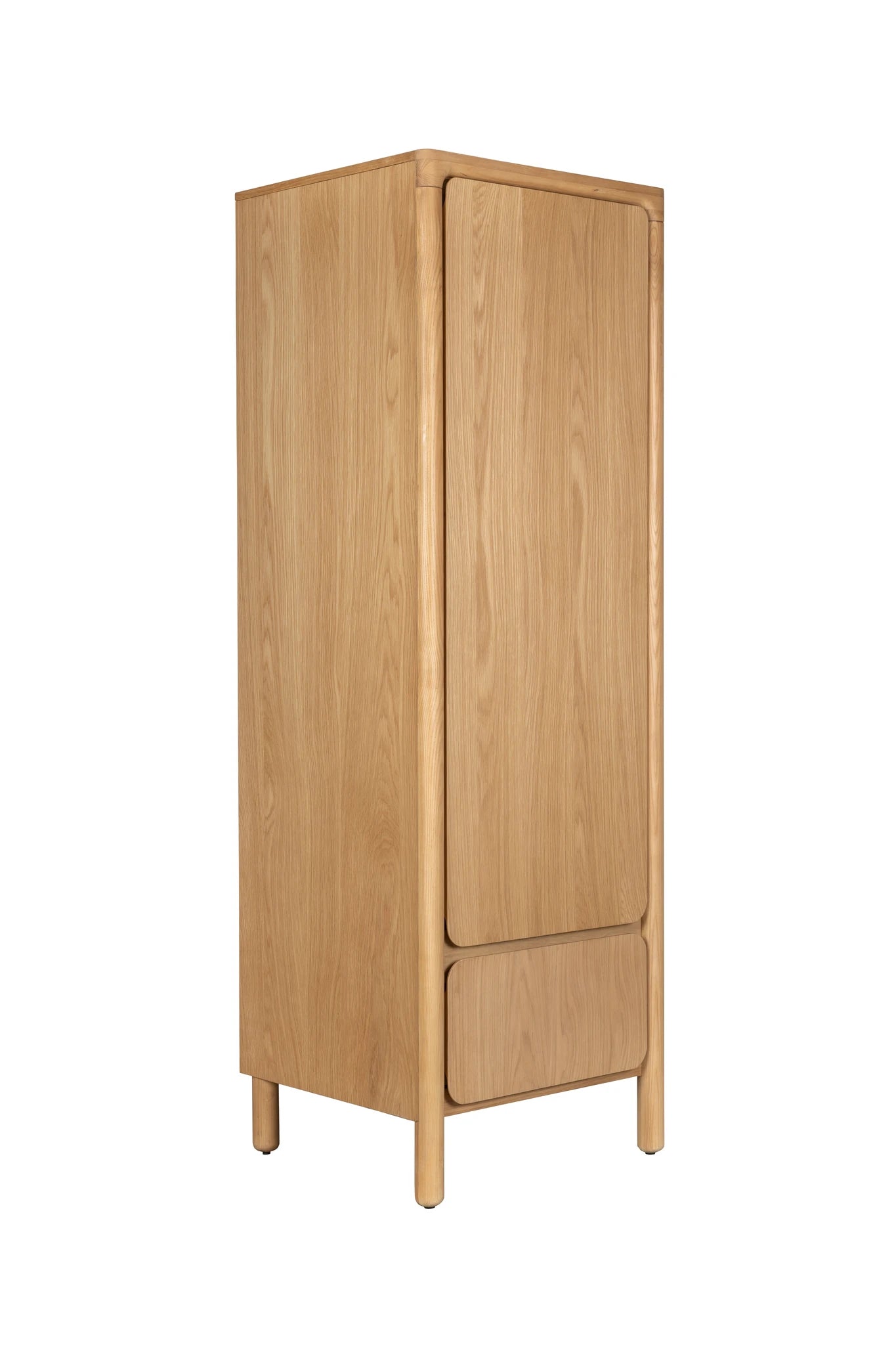 Zuiver Storm Natural Ash Wood One Door Cabinet