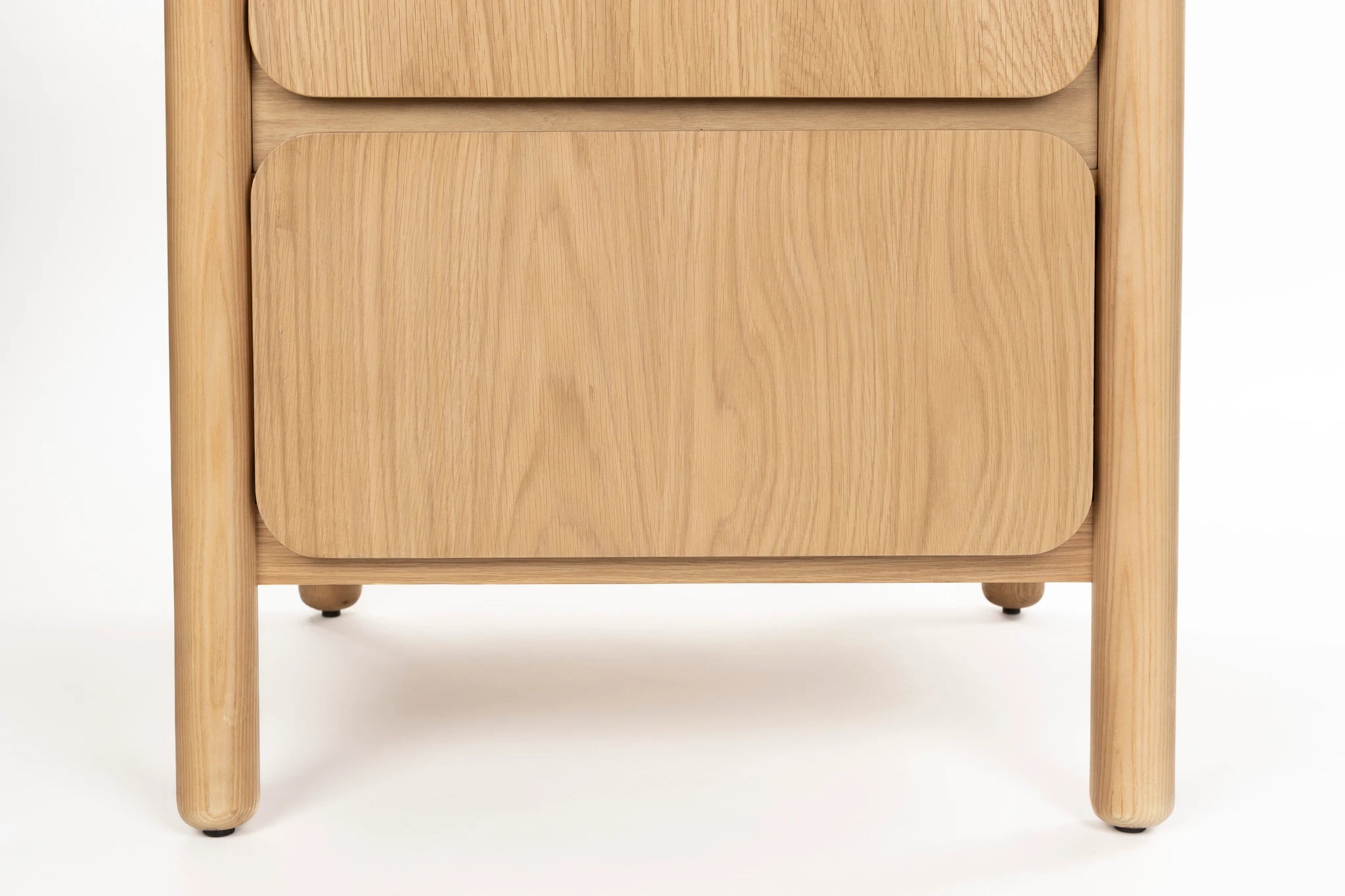 Zuiver Storm Natural Ash Wood One Door Cabinet