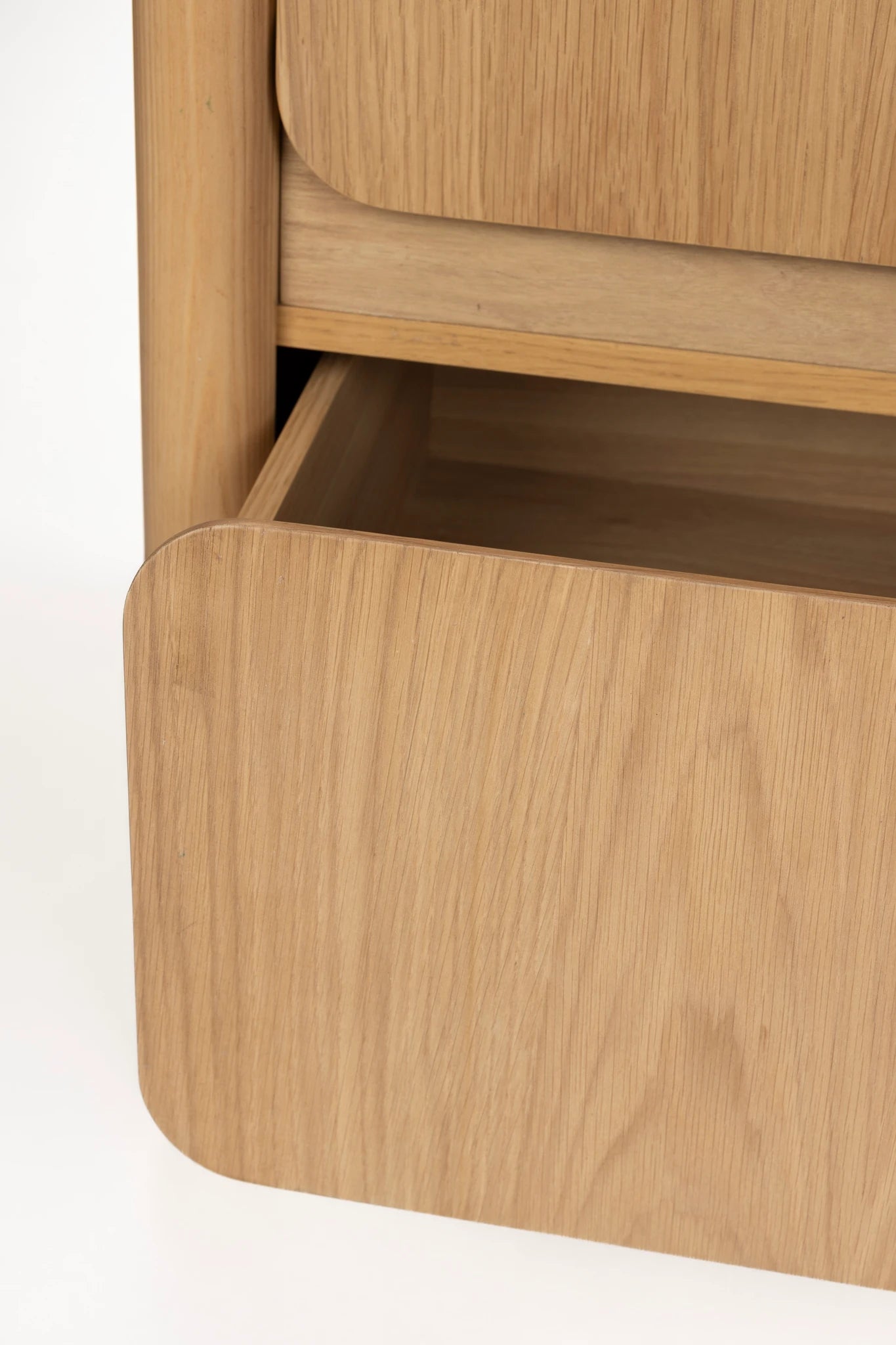 Zuiver Storm Natural Ash Wood One Door Cabinet