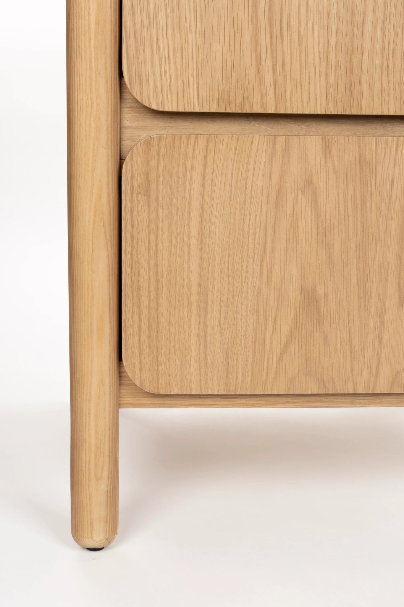 Zuiver Storm Natural Ash Wood One Door Cabinet