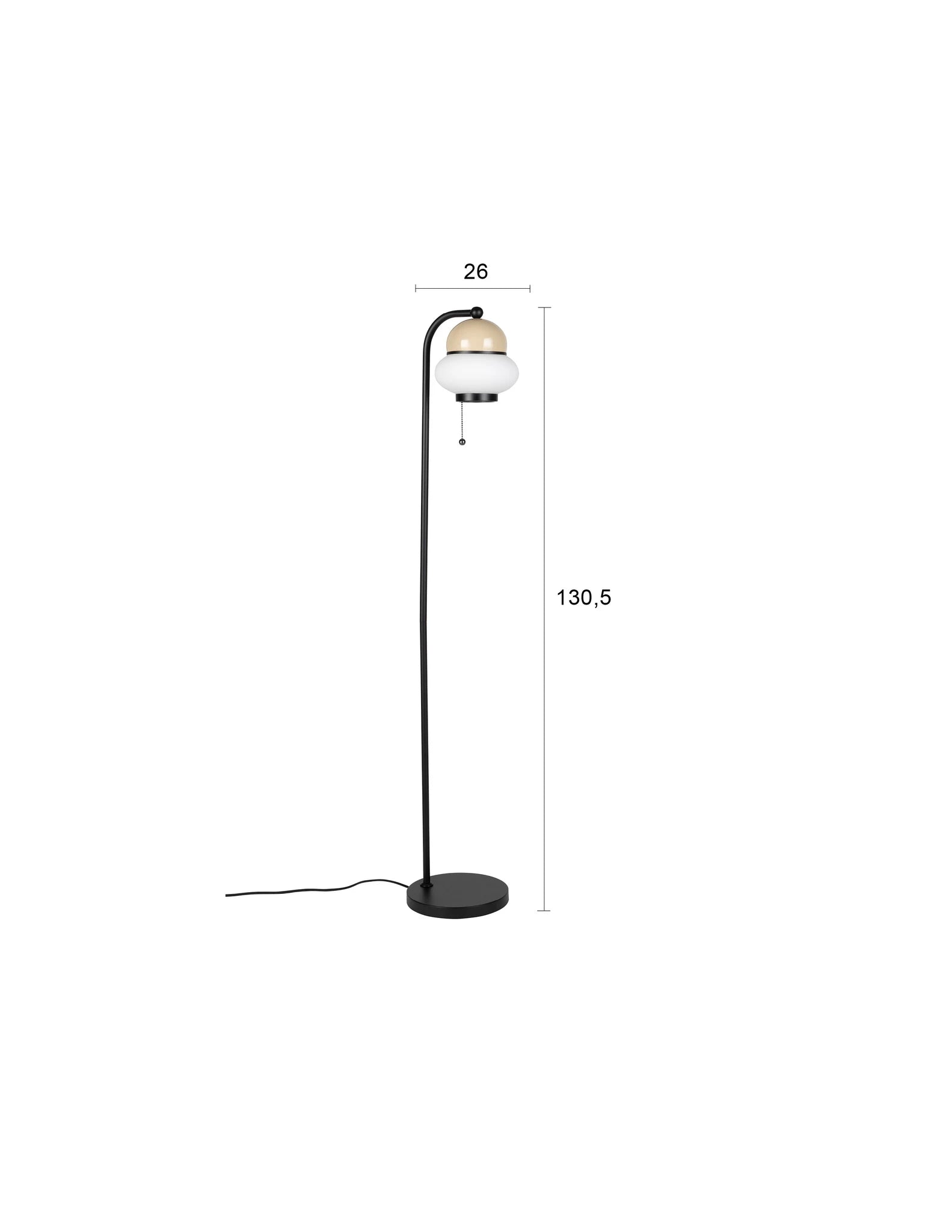 Zuiver Bumble Beige Iron Floor Lamp