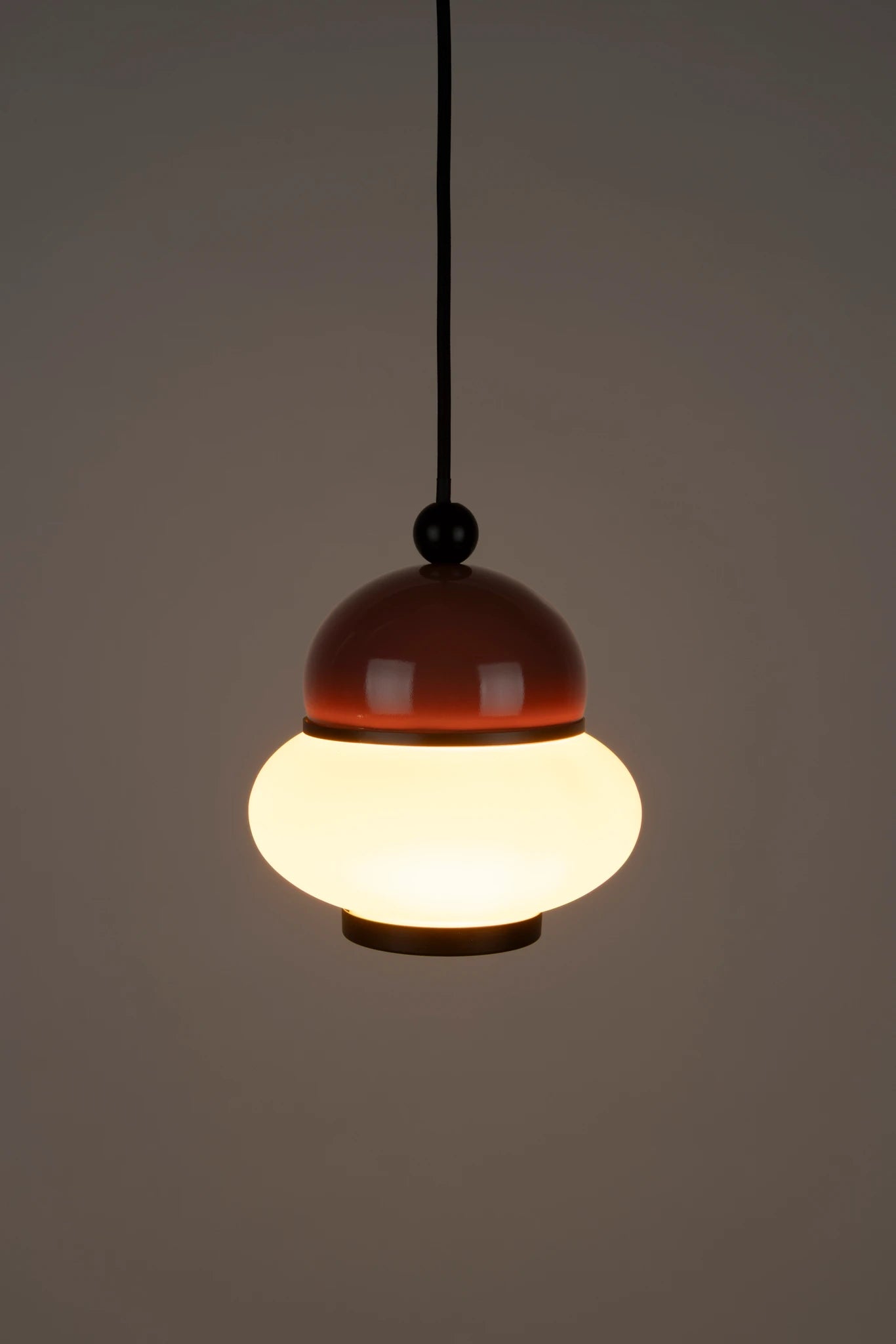 Zuiver Bumble Red Iron Pendant Light Small