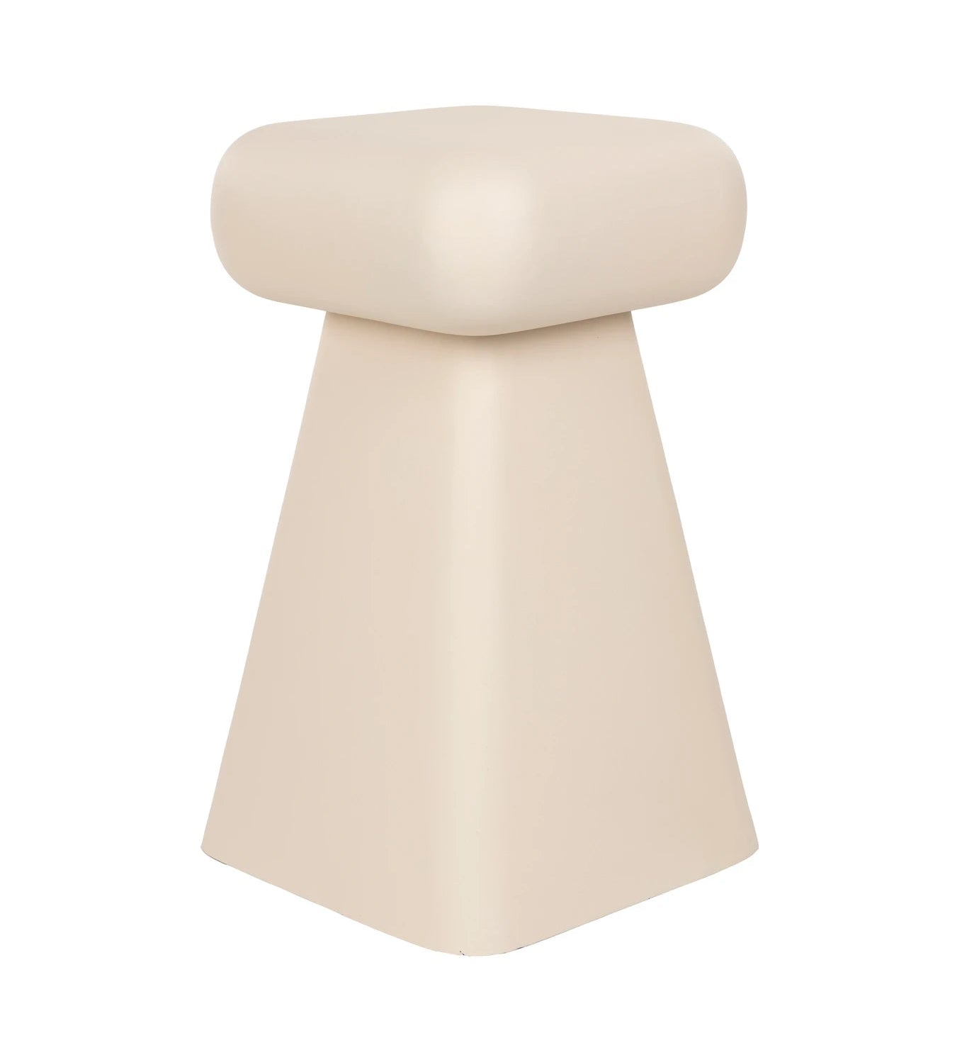 Zuiver Earth Beige Iron Stool Side Table