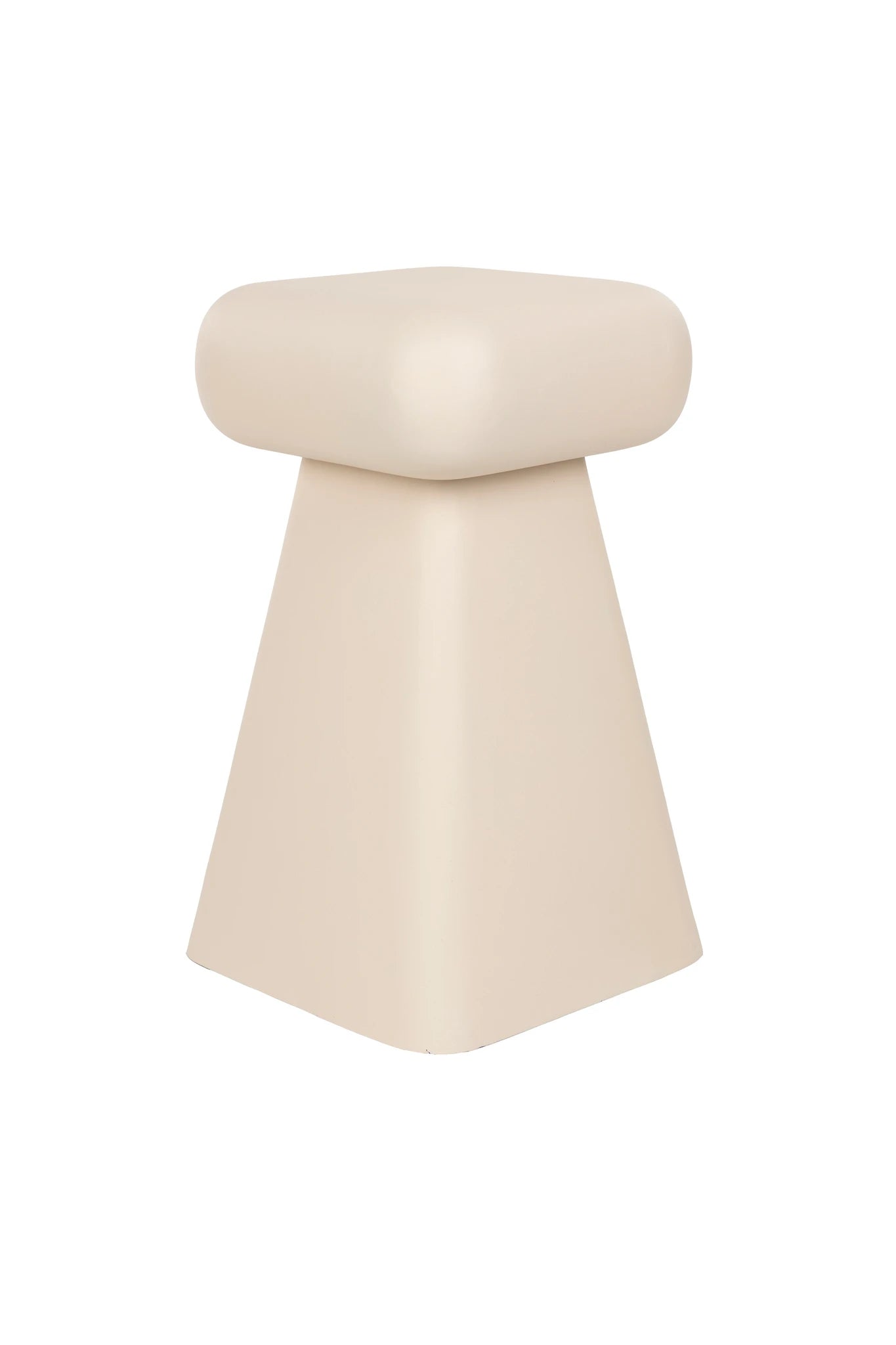 Zuiver Earth Beige Iron Stool Side Table