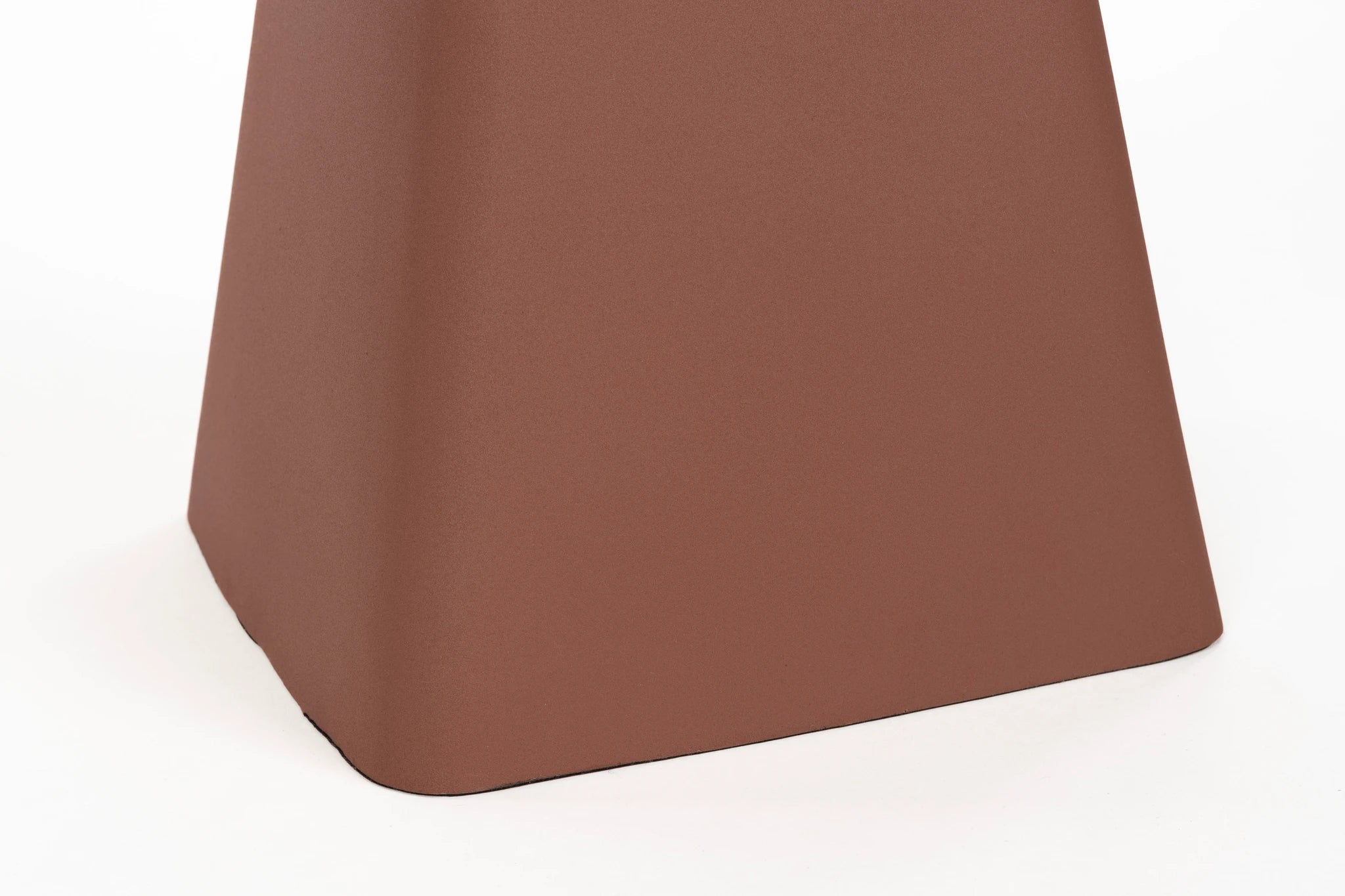 Zuiver Earth Terracotta Red Iron Stool Side Table