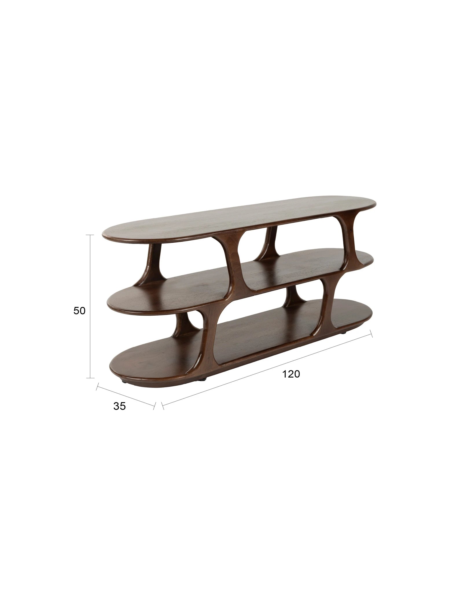 Ylva Brown Mango Wood Console Table