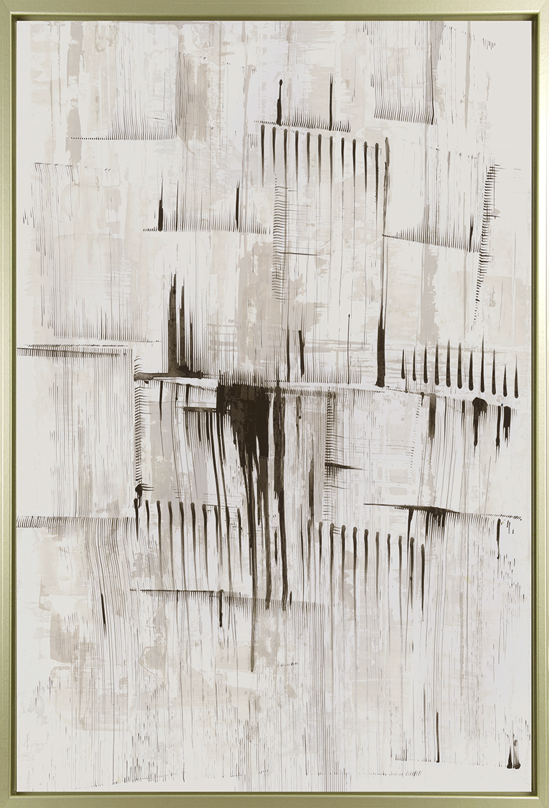White Net - Framed Wall Art - 97.5x66cm