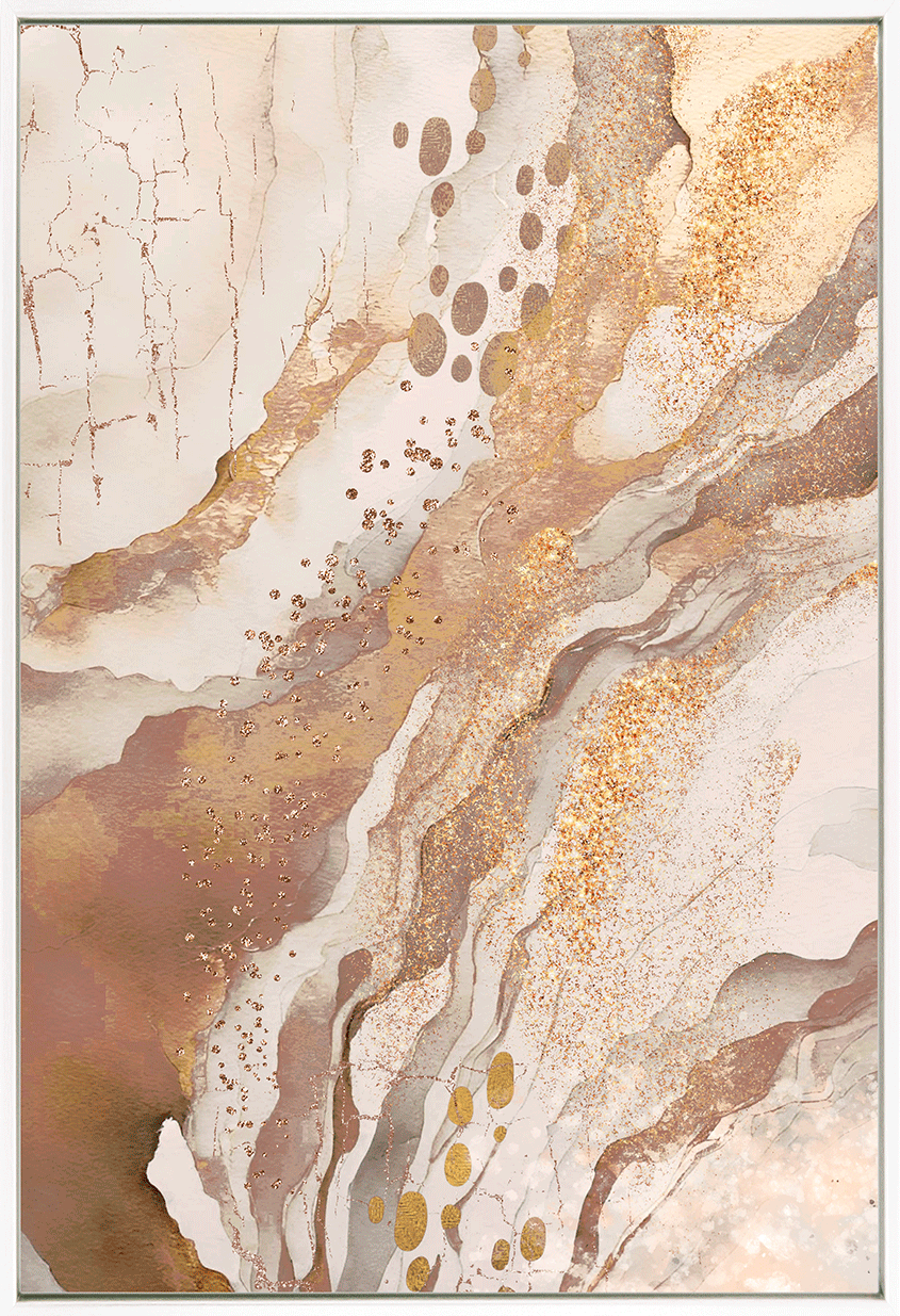 Mocha Delight II - Framed Wall Art - 94x64cm