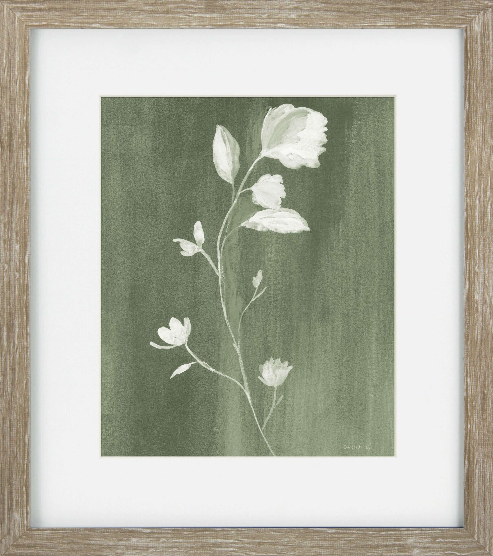 Sage Botanicals I - Framed Wall Art - 34x30cm