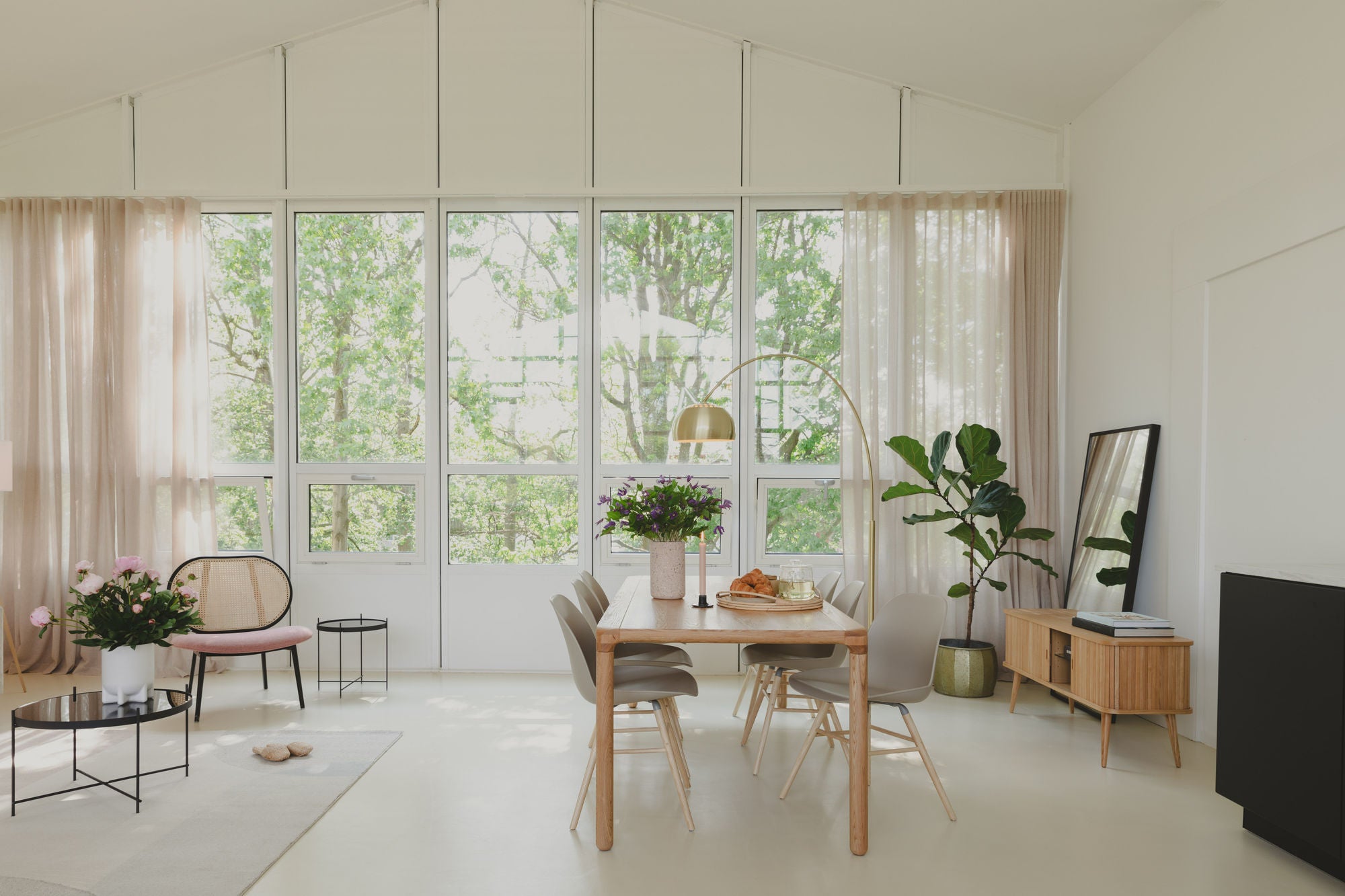 Zuiver Set of 2 Albert Kuip Taupe Dining Chair