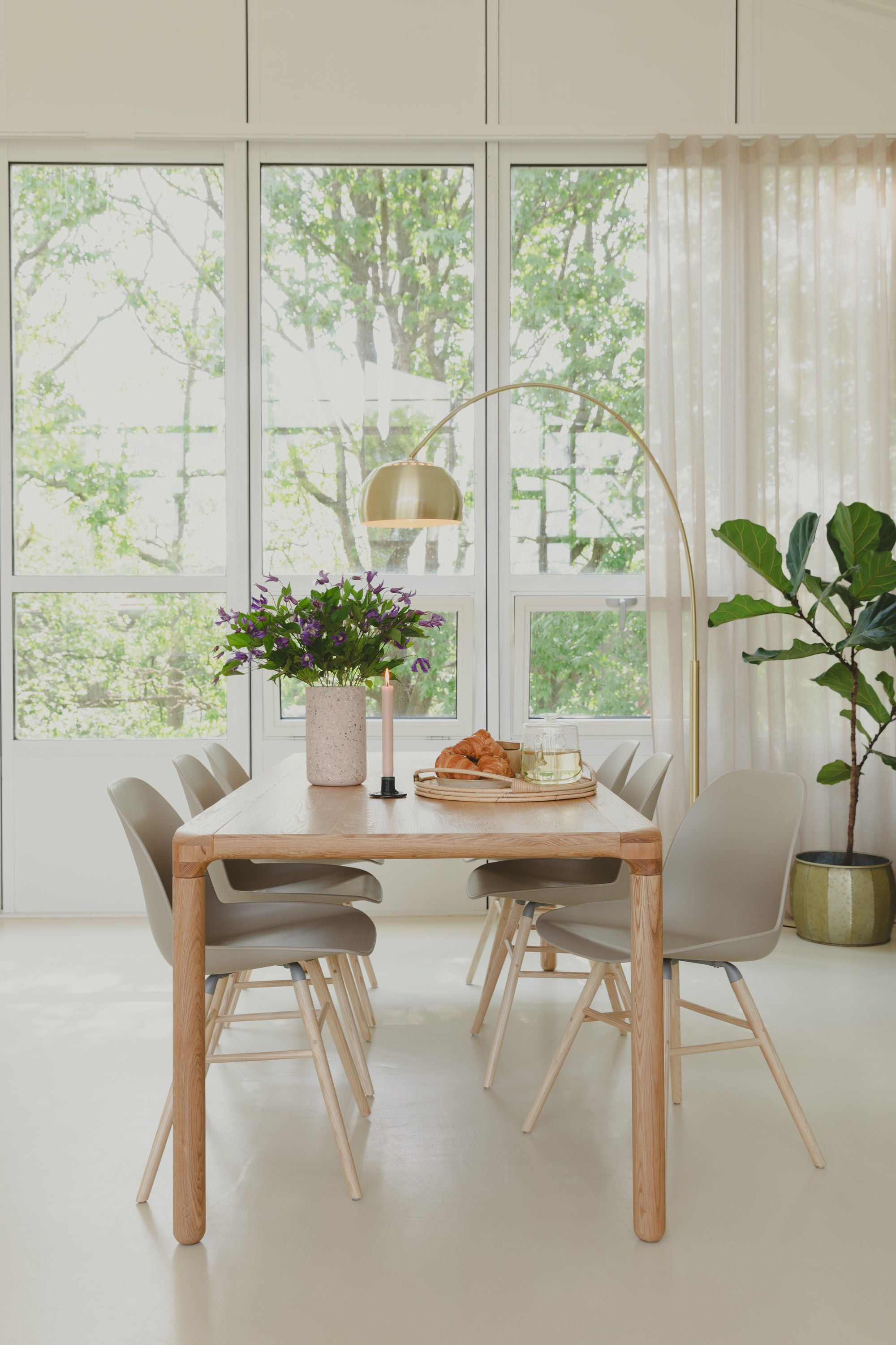 Zuiver Set of 2 Albert Kuip Taupe Dining Chair