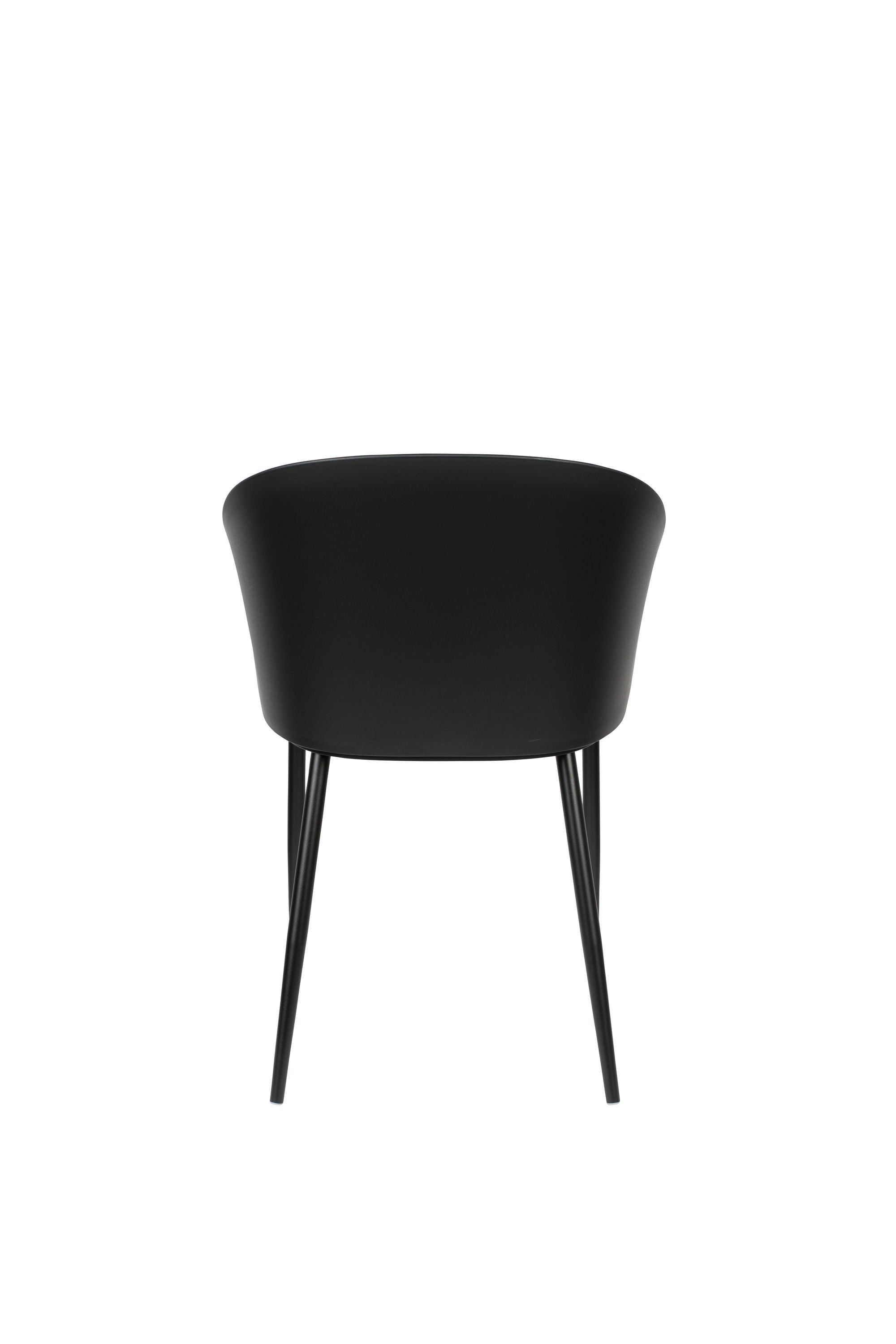 Set of 2 Gigi All Black Dining Chair