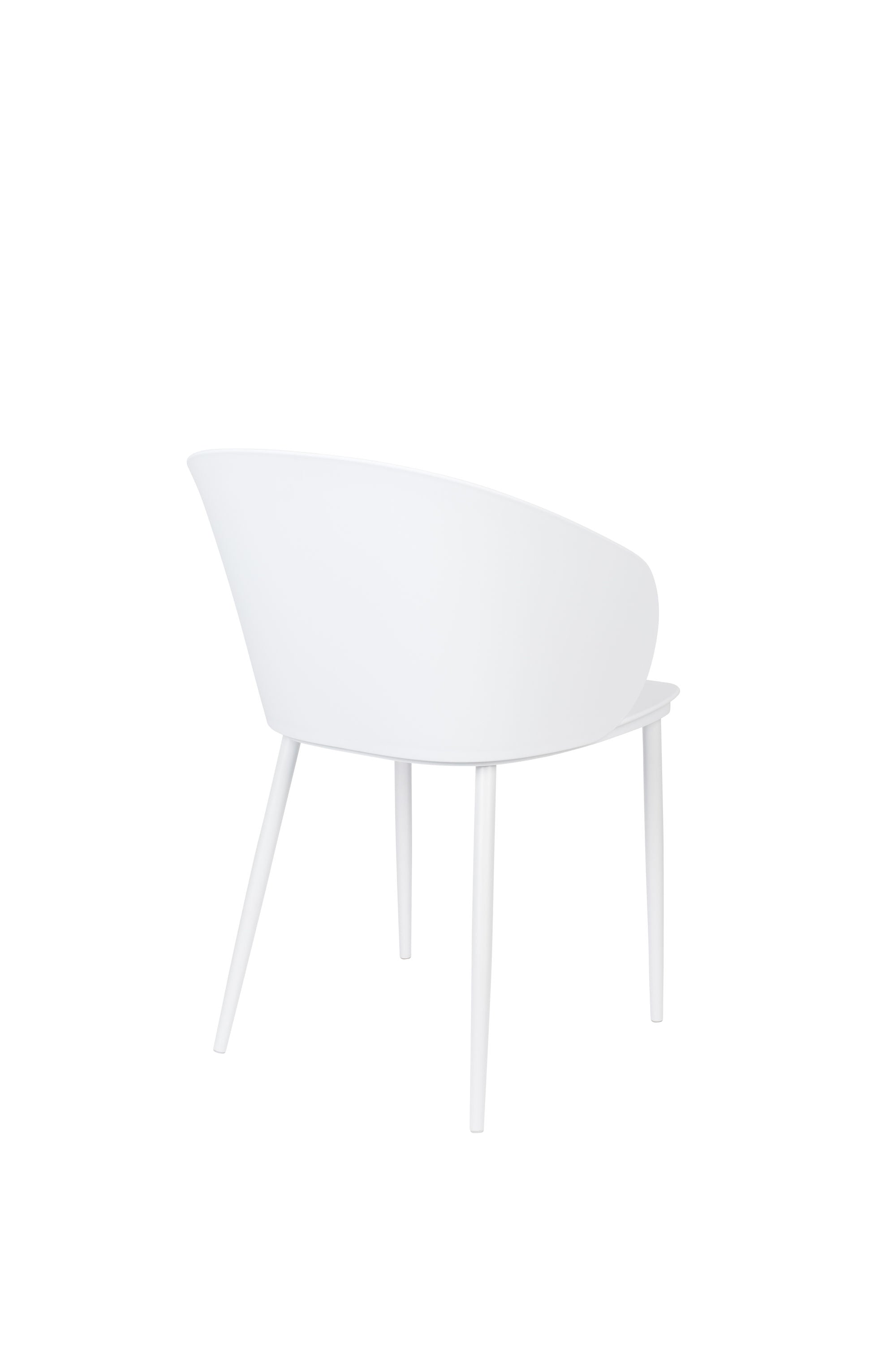 Set of 2 Gigi All White Dining Chair