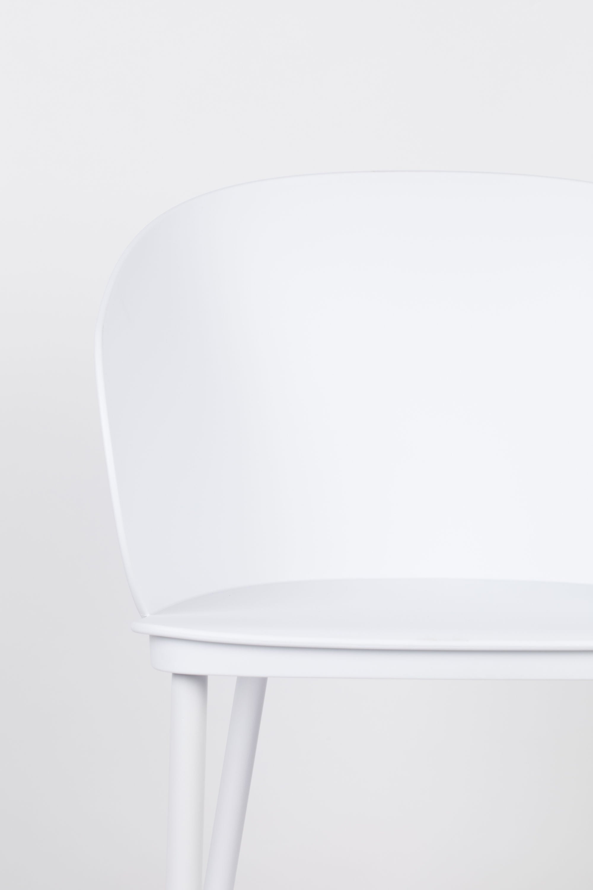 Set of 2 Gigi All White Dining Chair