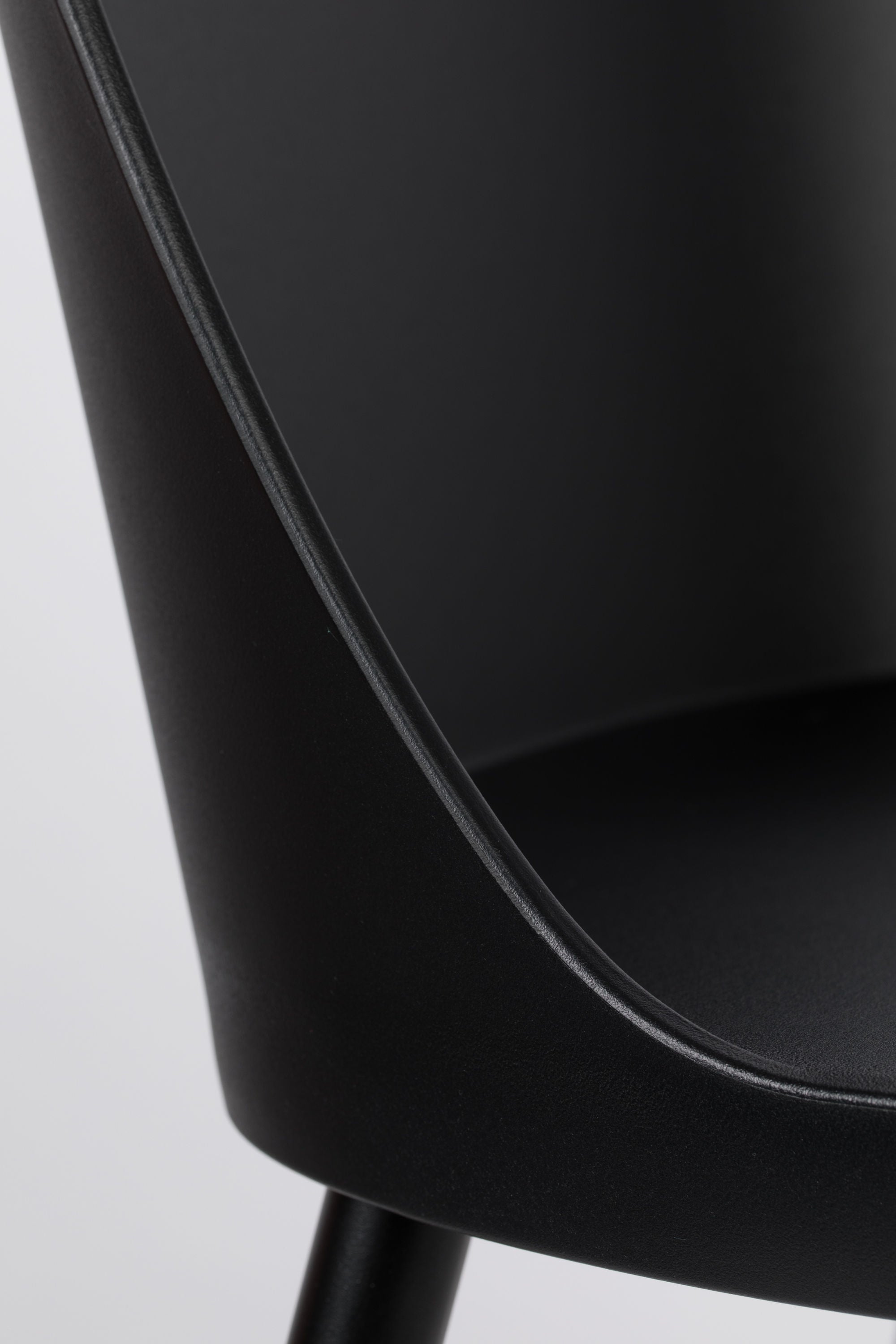 Set of 2 Pip All Black Dining Chairs