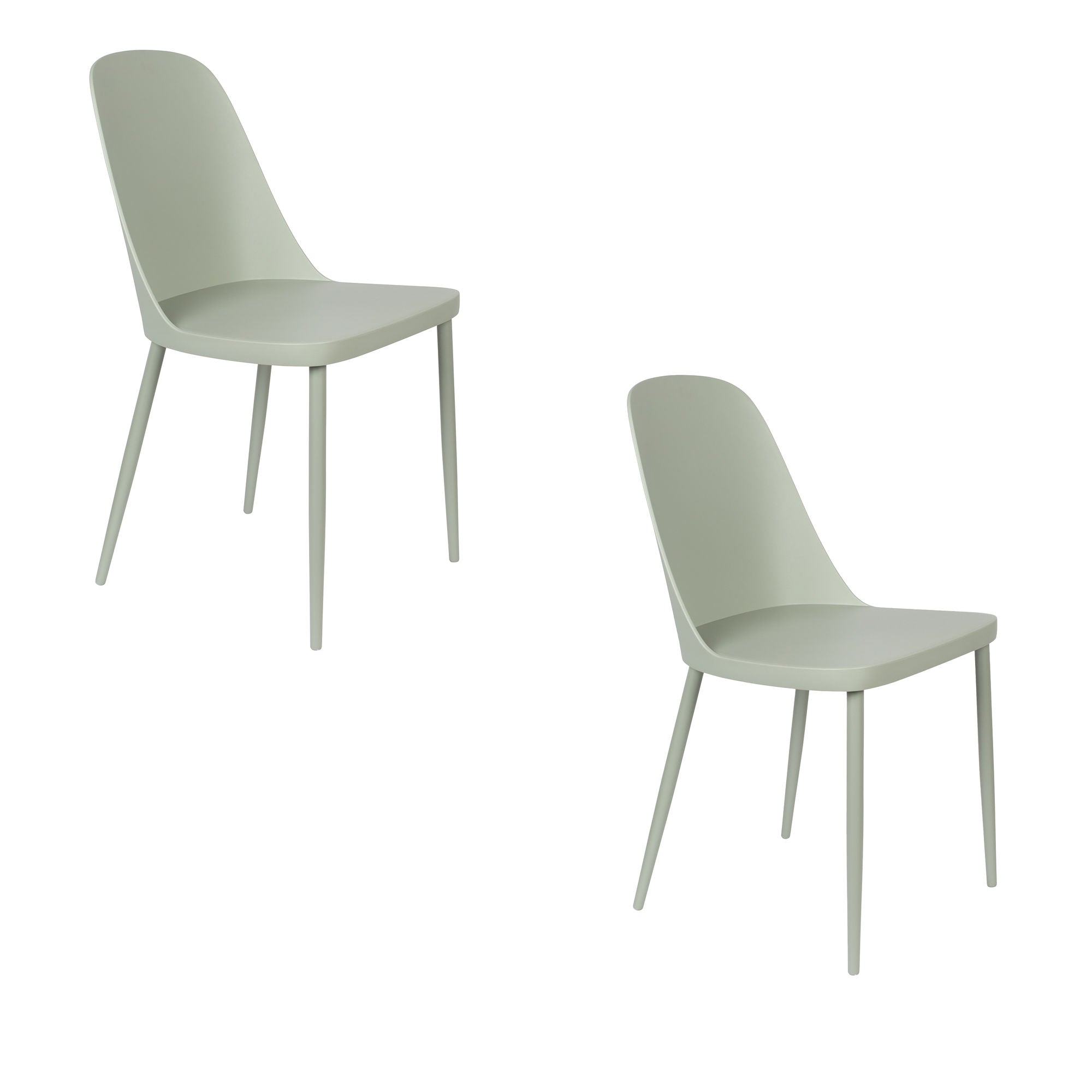 Set of 2 Pip All Mint Dining Chairs