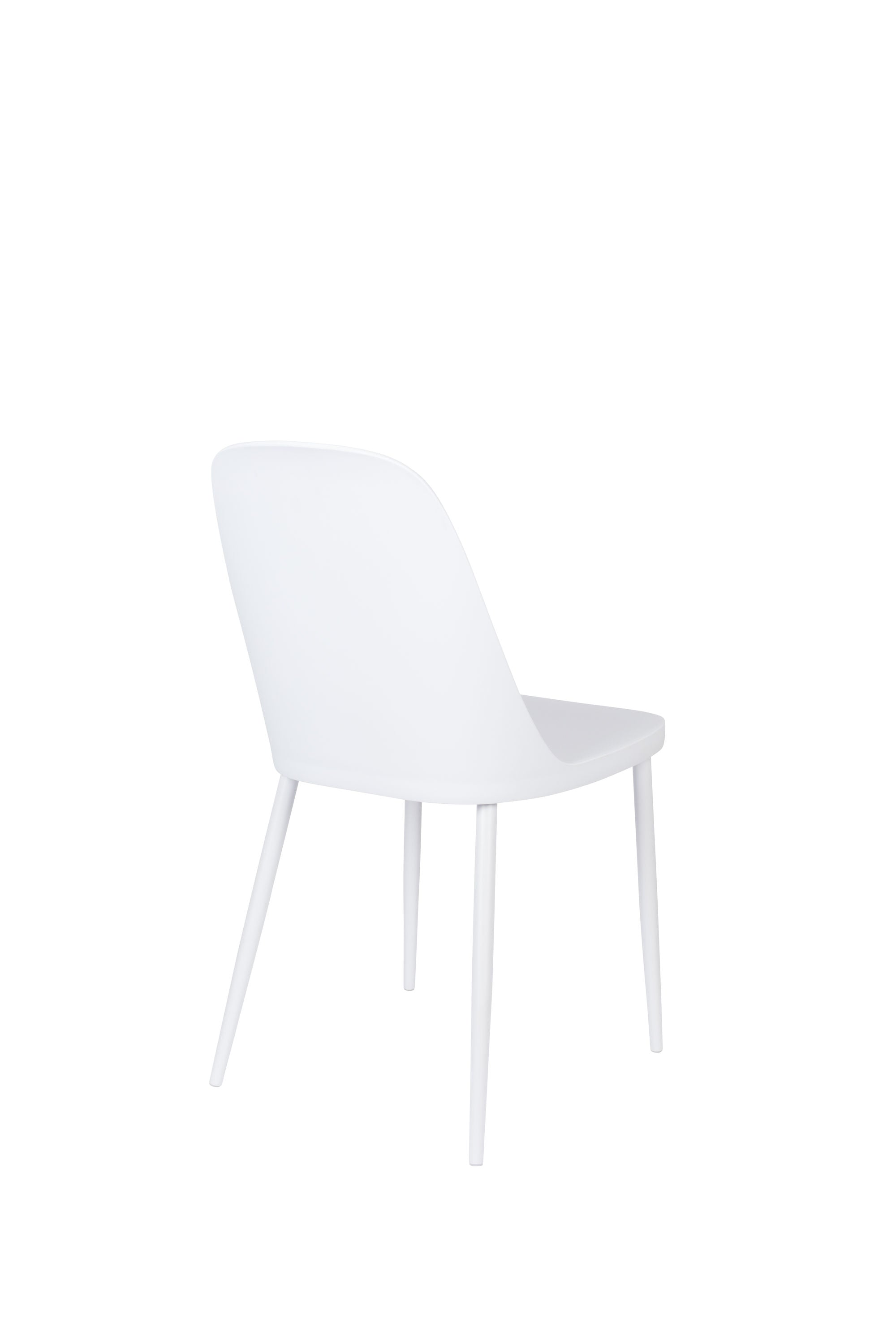 Set of 2 Pip All White Dining Chairs