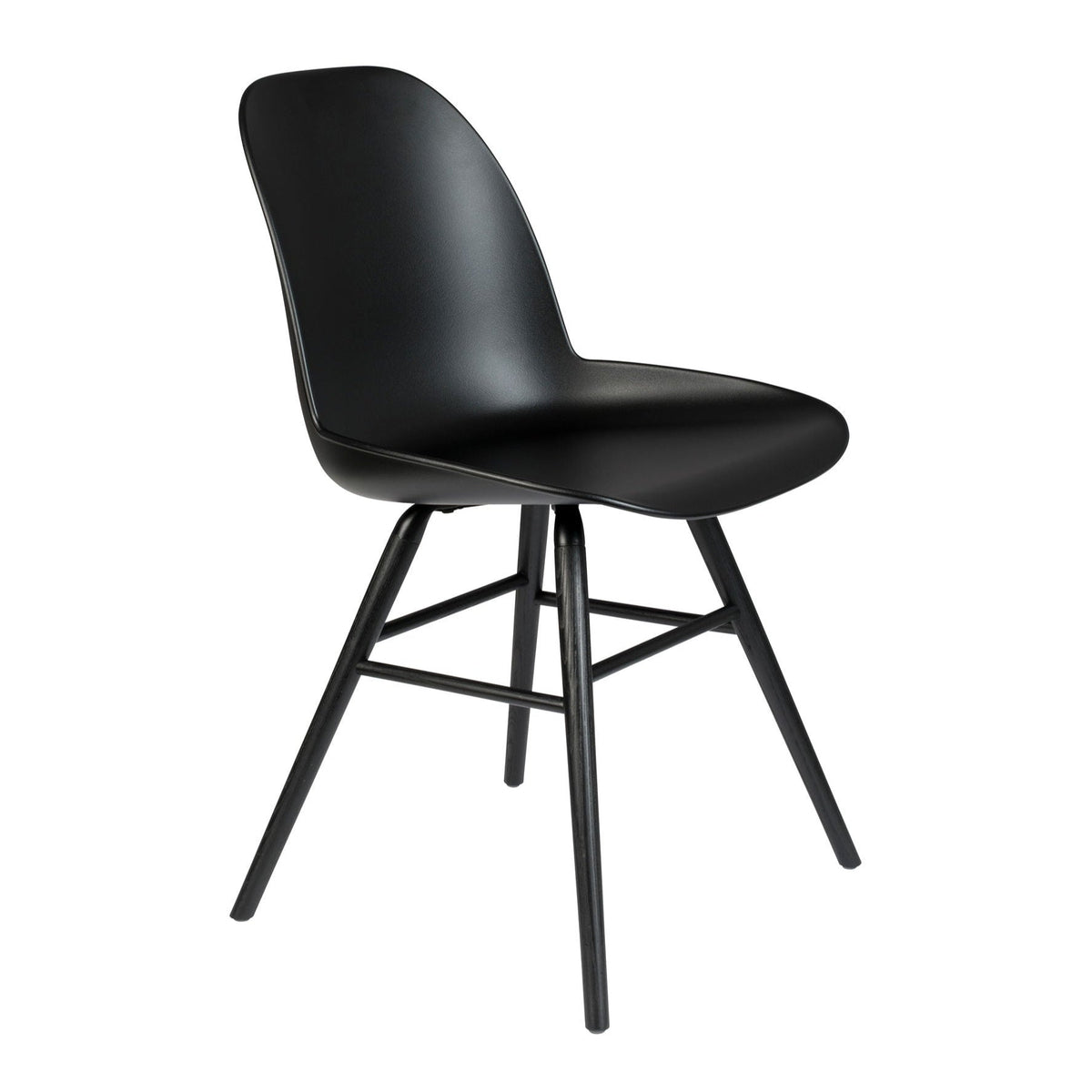 Zuiver Set of 2 Albert Kuip All Black Dining Chair