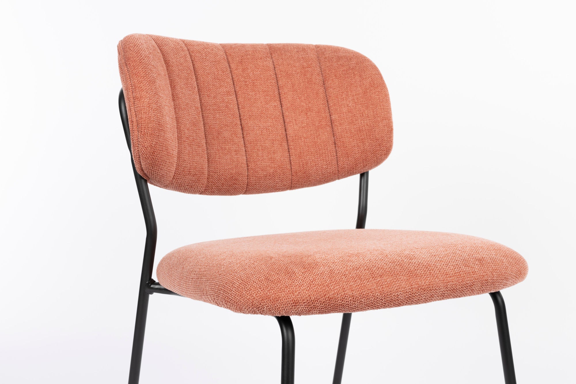 Set of 2 Jolien Pink Upholstered Dining Chair