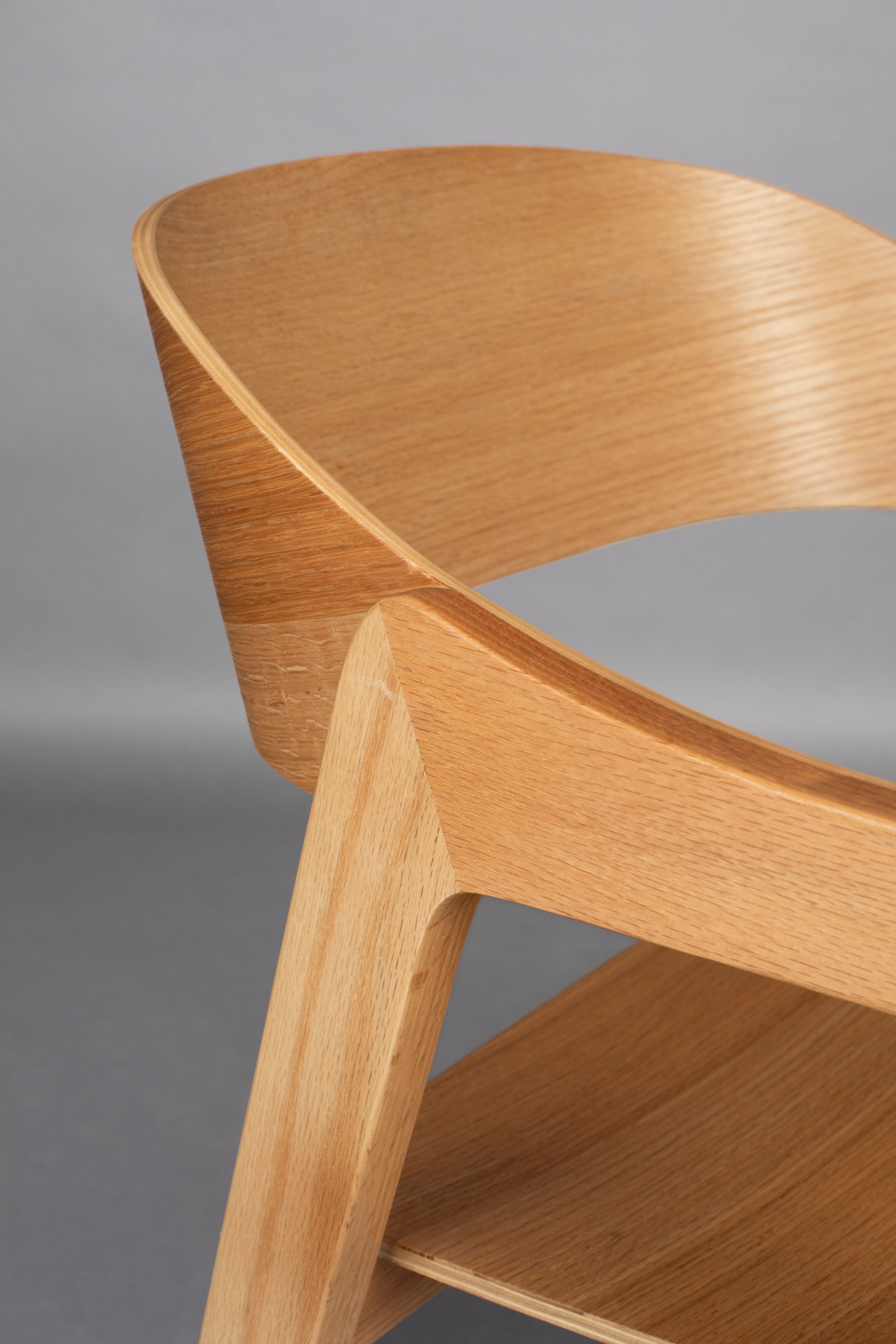 Dutchbone Set of 2 Westlake Natural Oak Wood Dining Chair