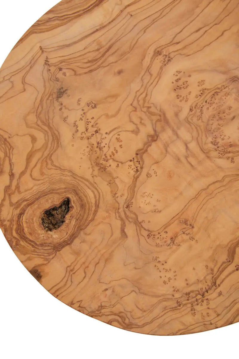 Rubin Natural Olive Wood Cake Stand