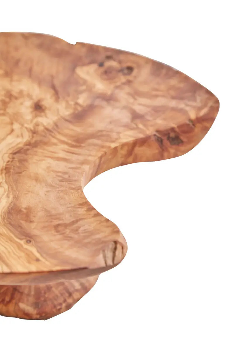 Rubin Natural Olive Wood Cake Stand