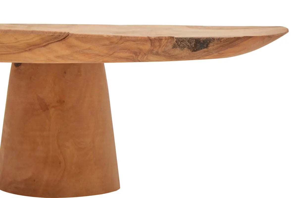 Rubin Natural Olive Wood Cake Stand