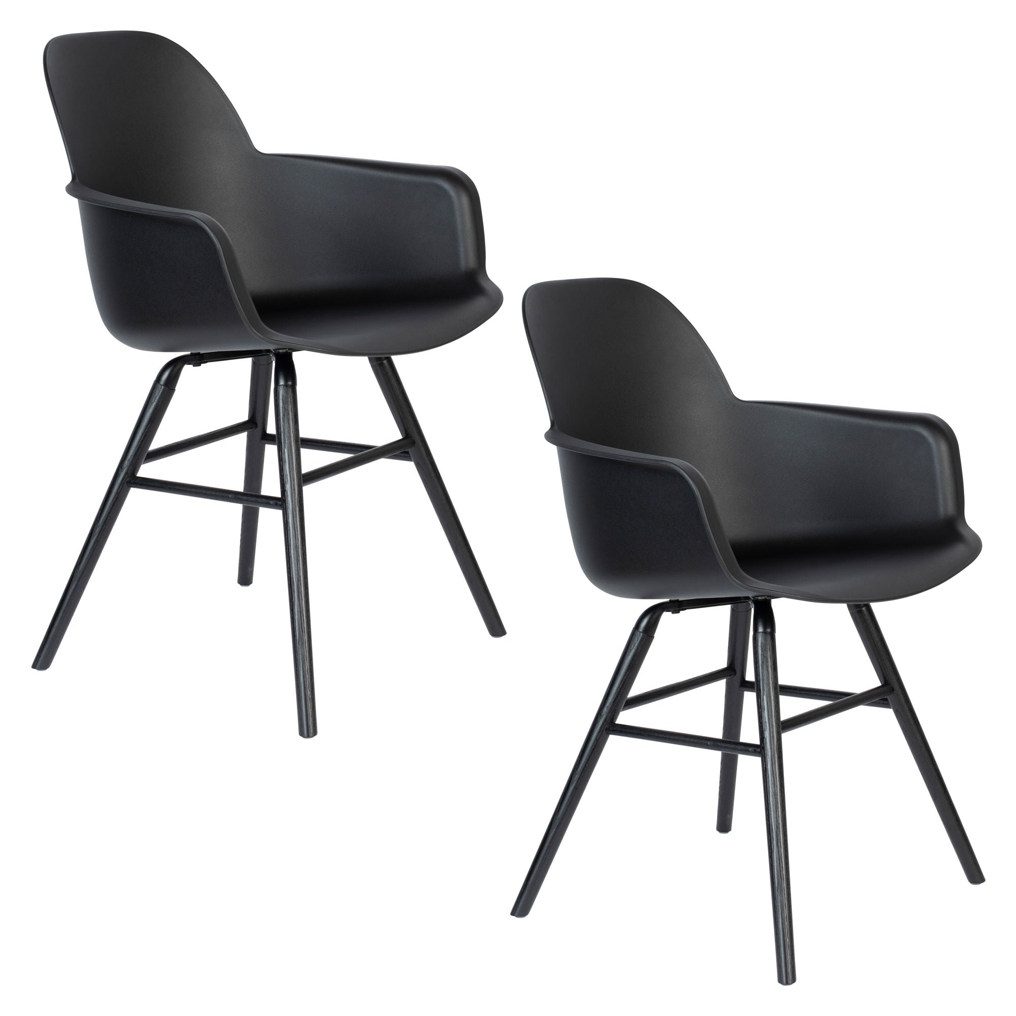 Zuiver Set of 2 Albert Kuip All Black Armchair