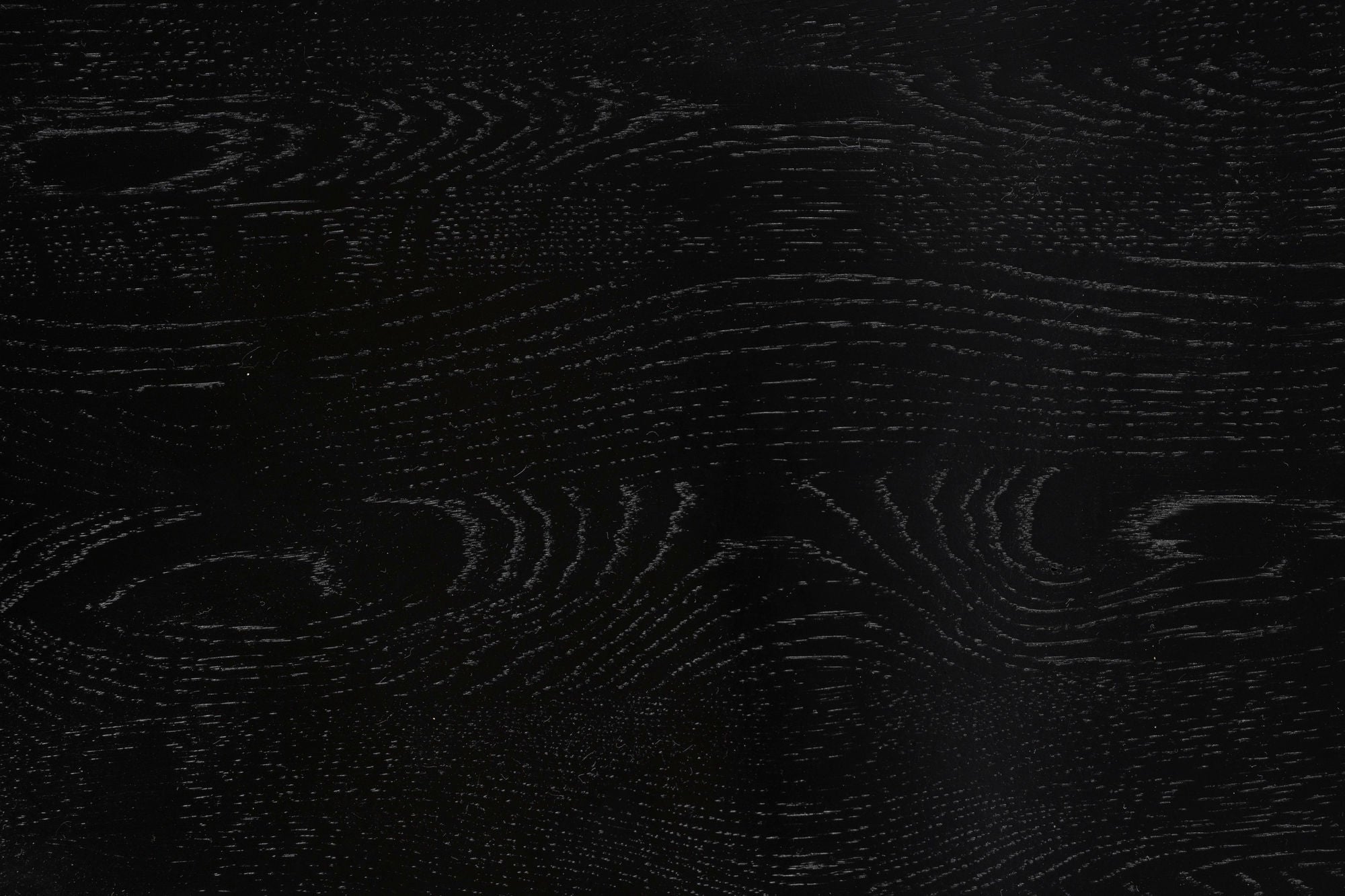 Vander Black Oak Wood Low Stool