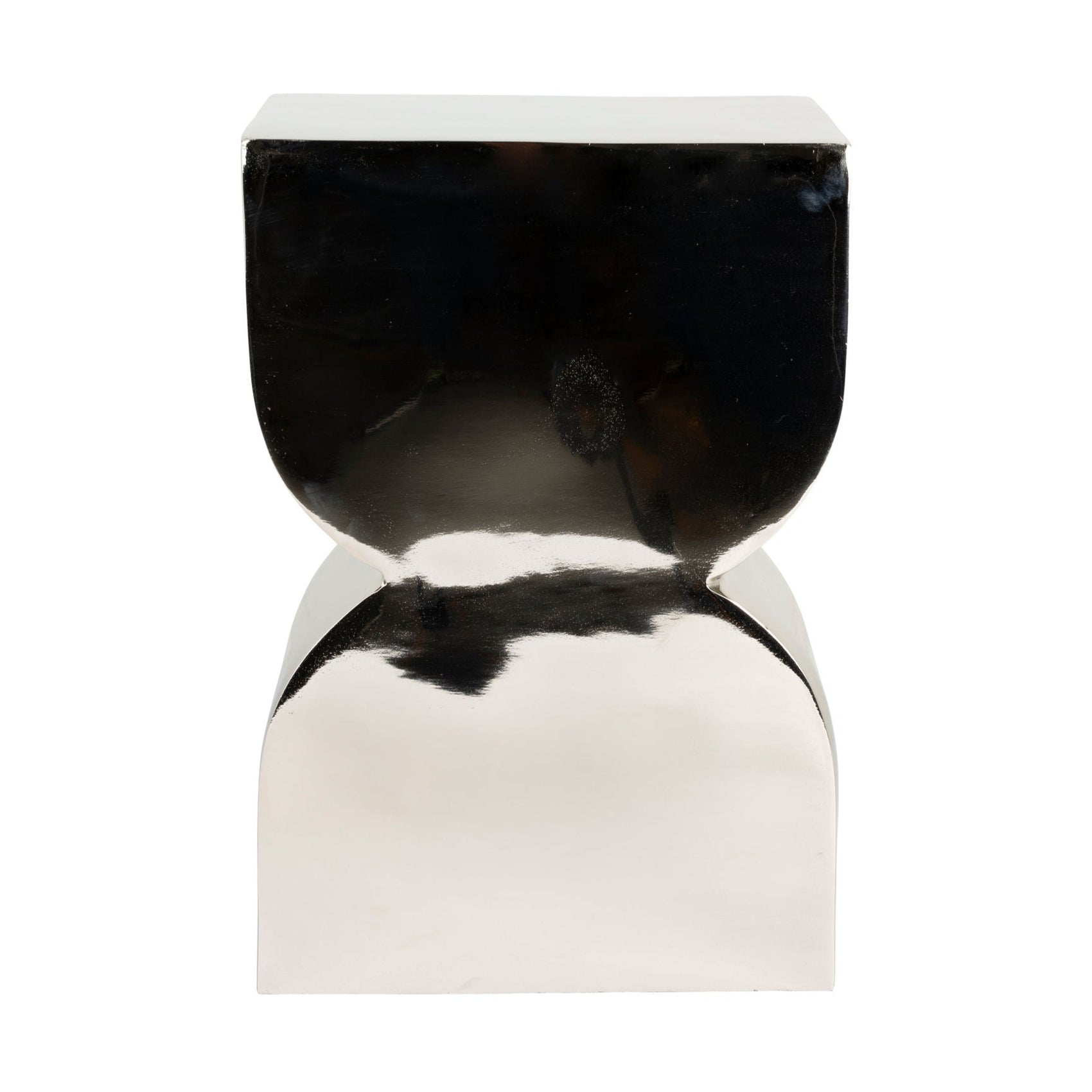 Zuiver Cones Shiny Silver Stool