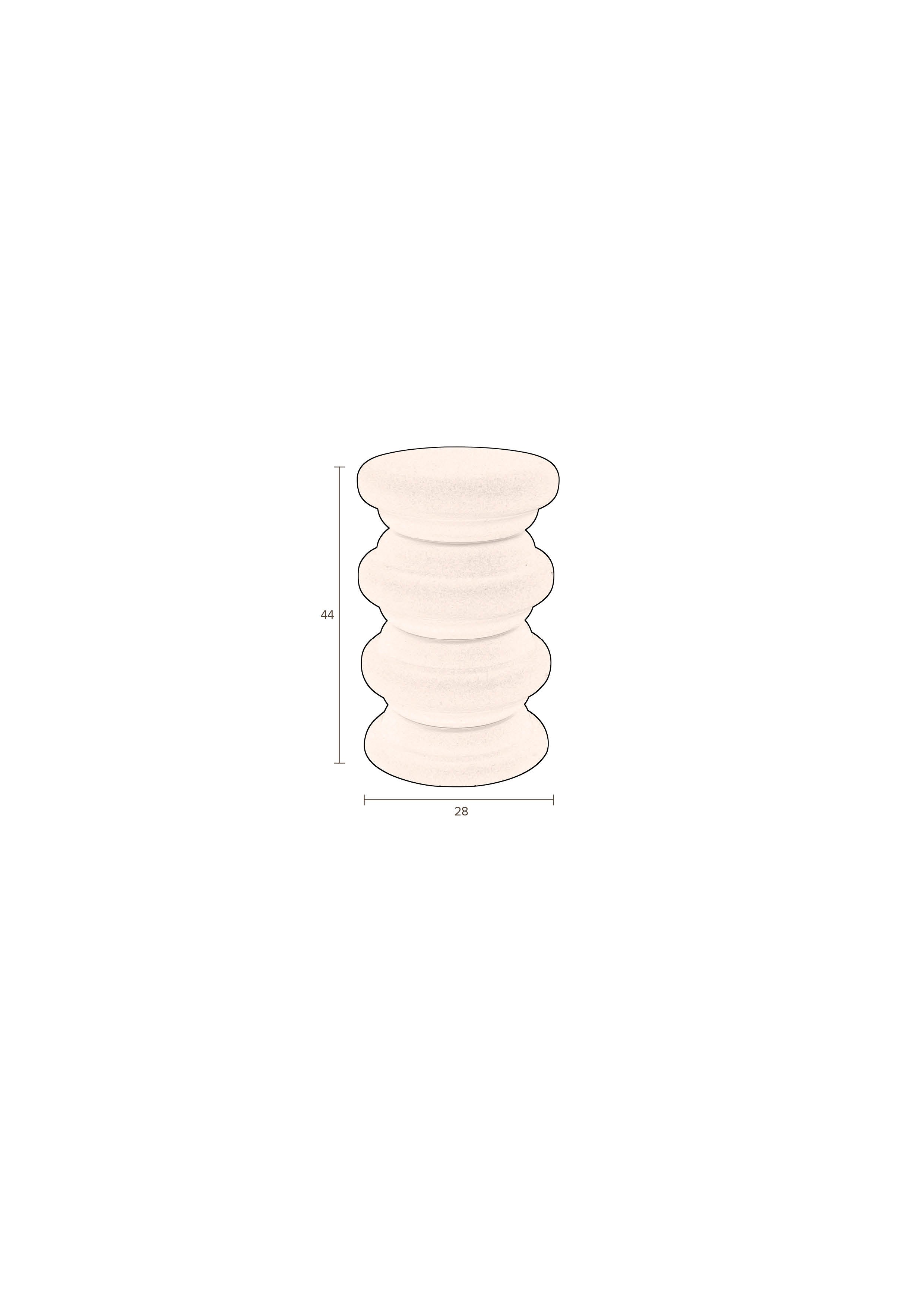 Dutchbone Artemis Terra Stool Side Table