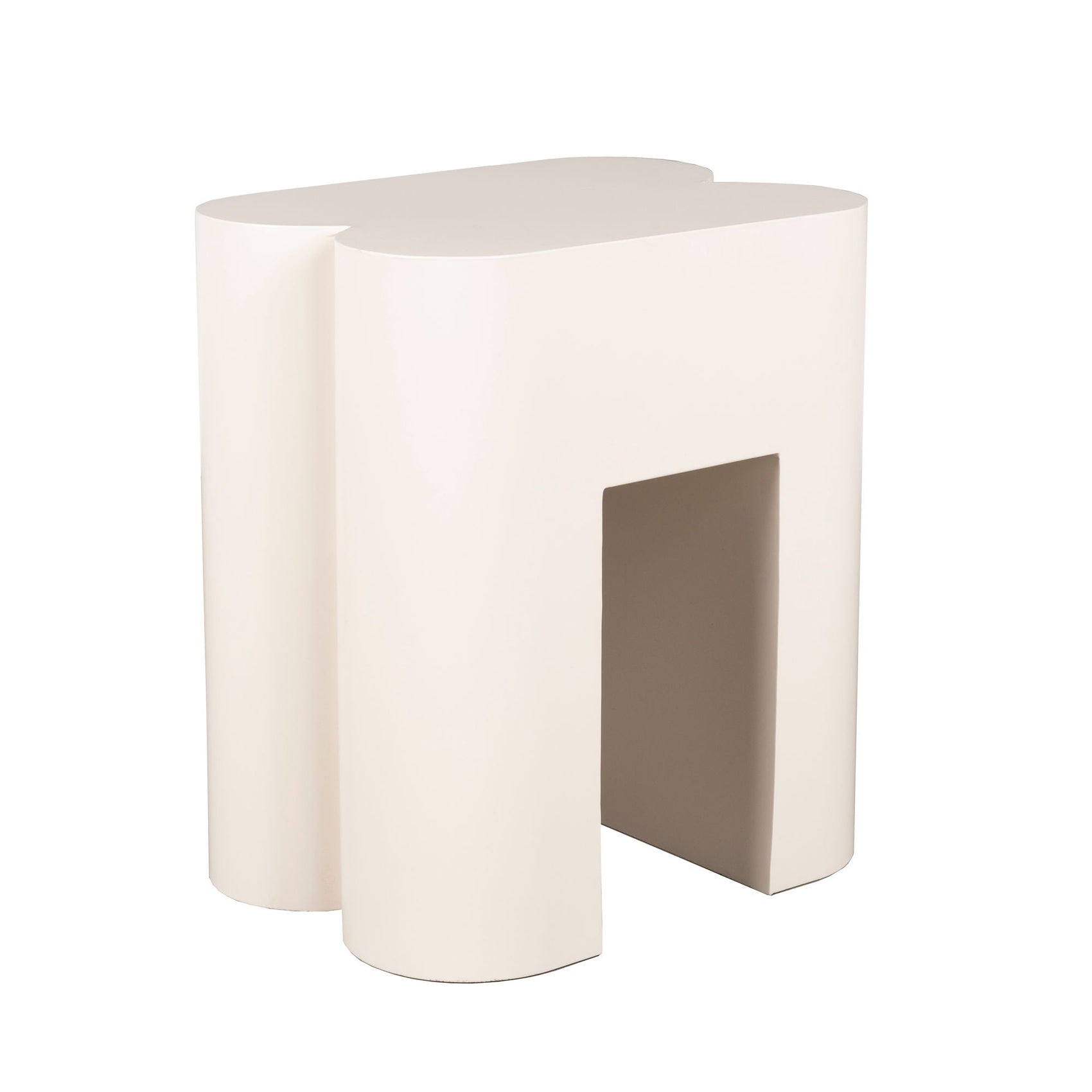 Zuiver Shape Beige Stool Side Table