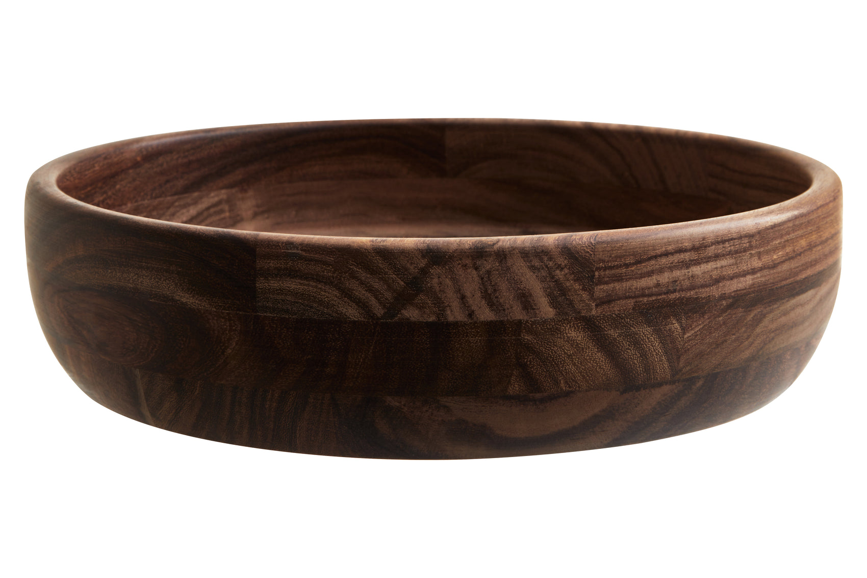 Ebury Small Round Sheesham Wood Salad Bowl