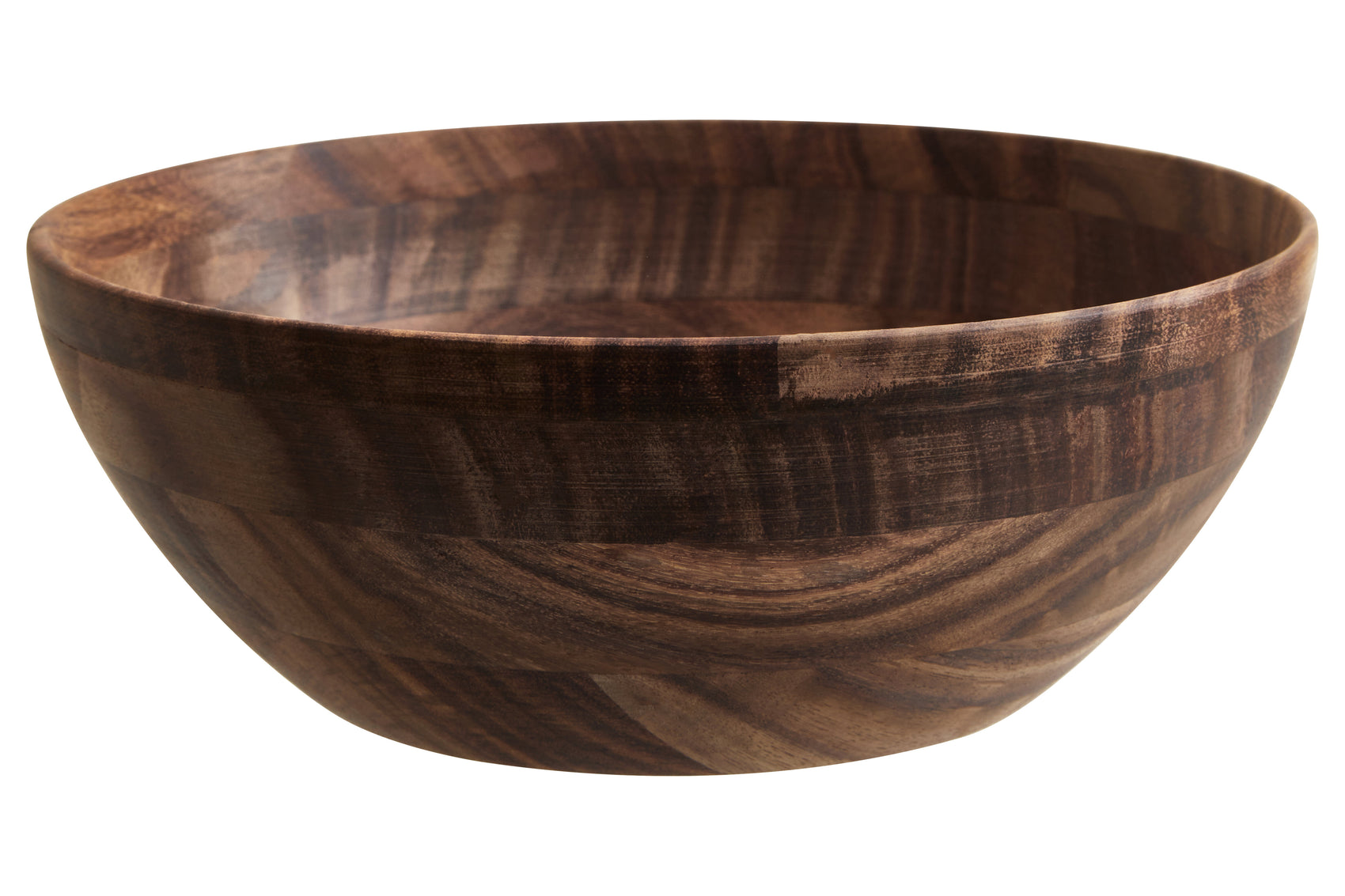 Ebury Large Round Sheesham Wood Salad Bowl