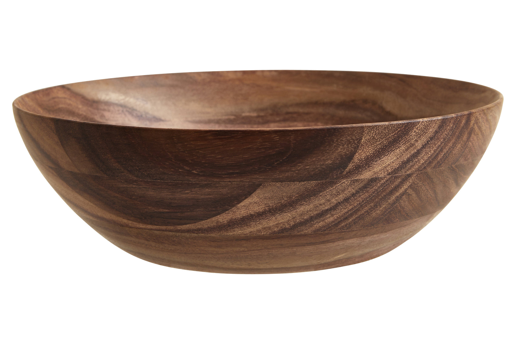 Ebury Small Round Sheesham Wood Salad Bowl
