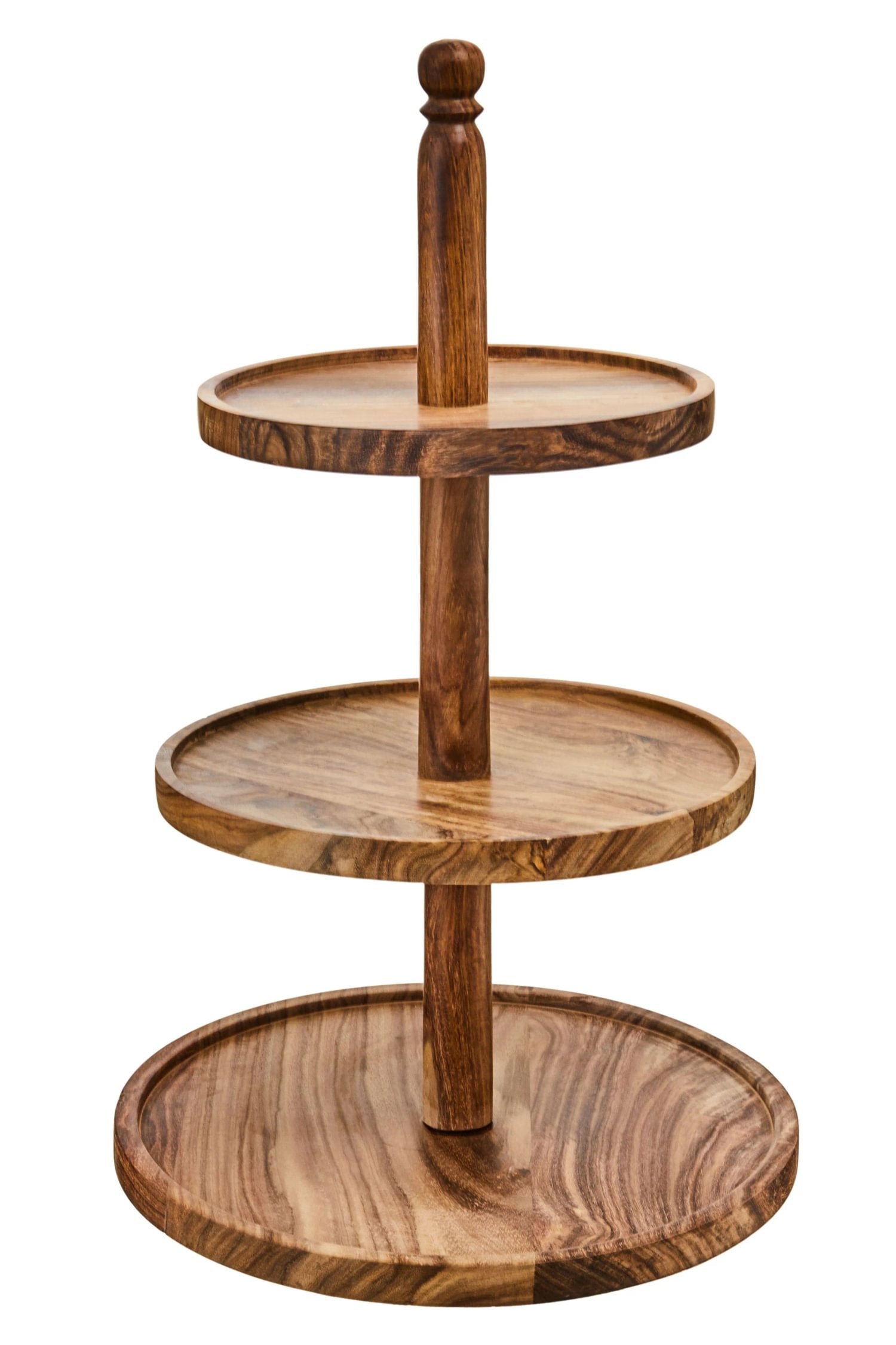 Arden Sheesham Wood 3 Tier Cake Stand
