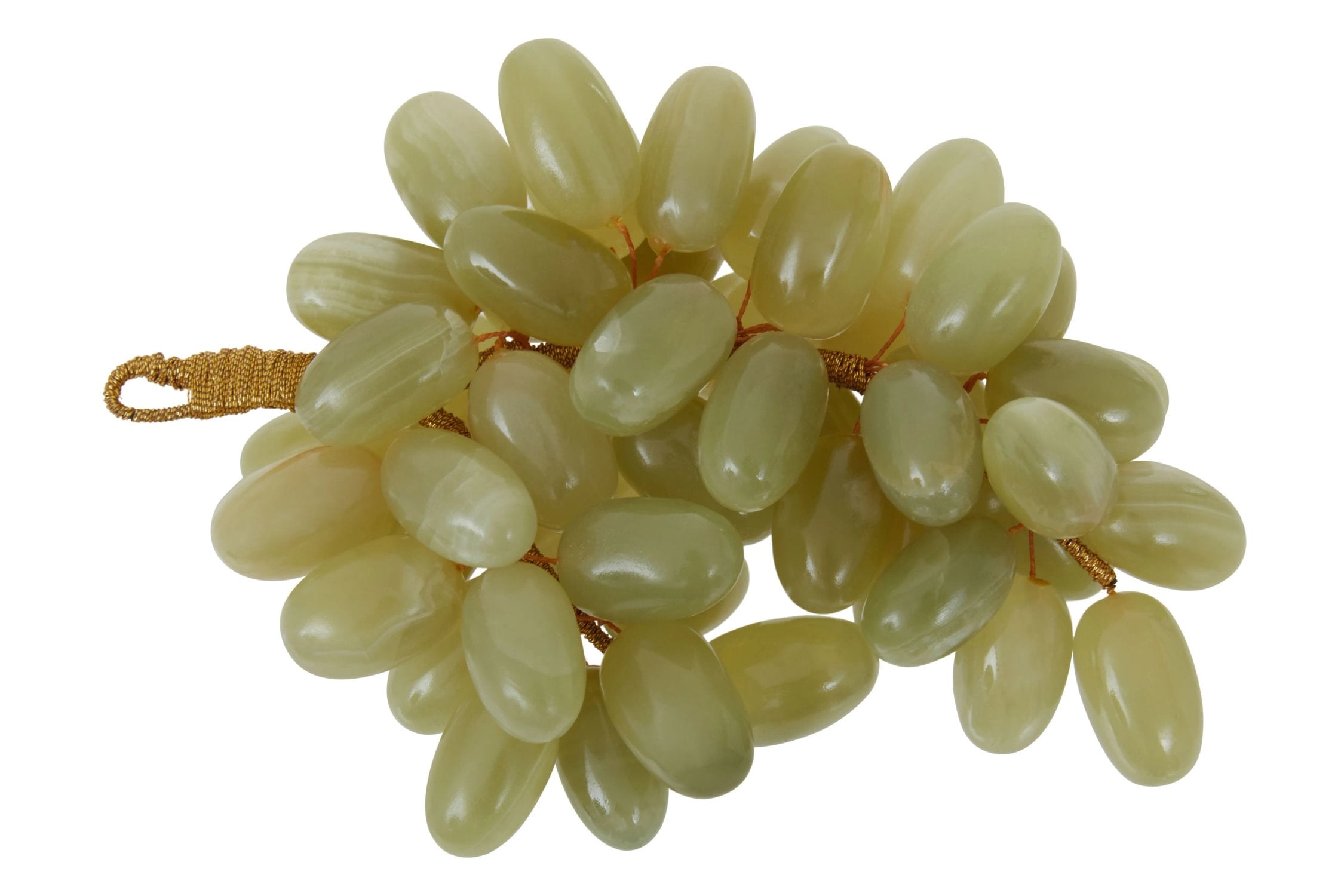 Opaline Green Onyx Decorative Grapes