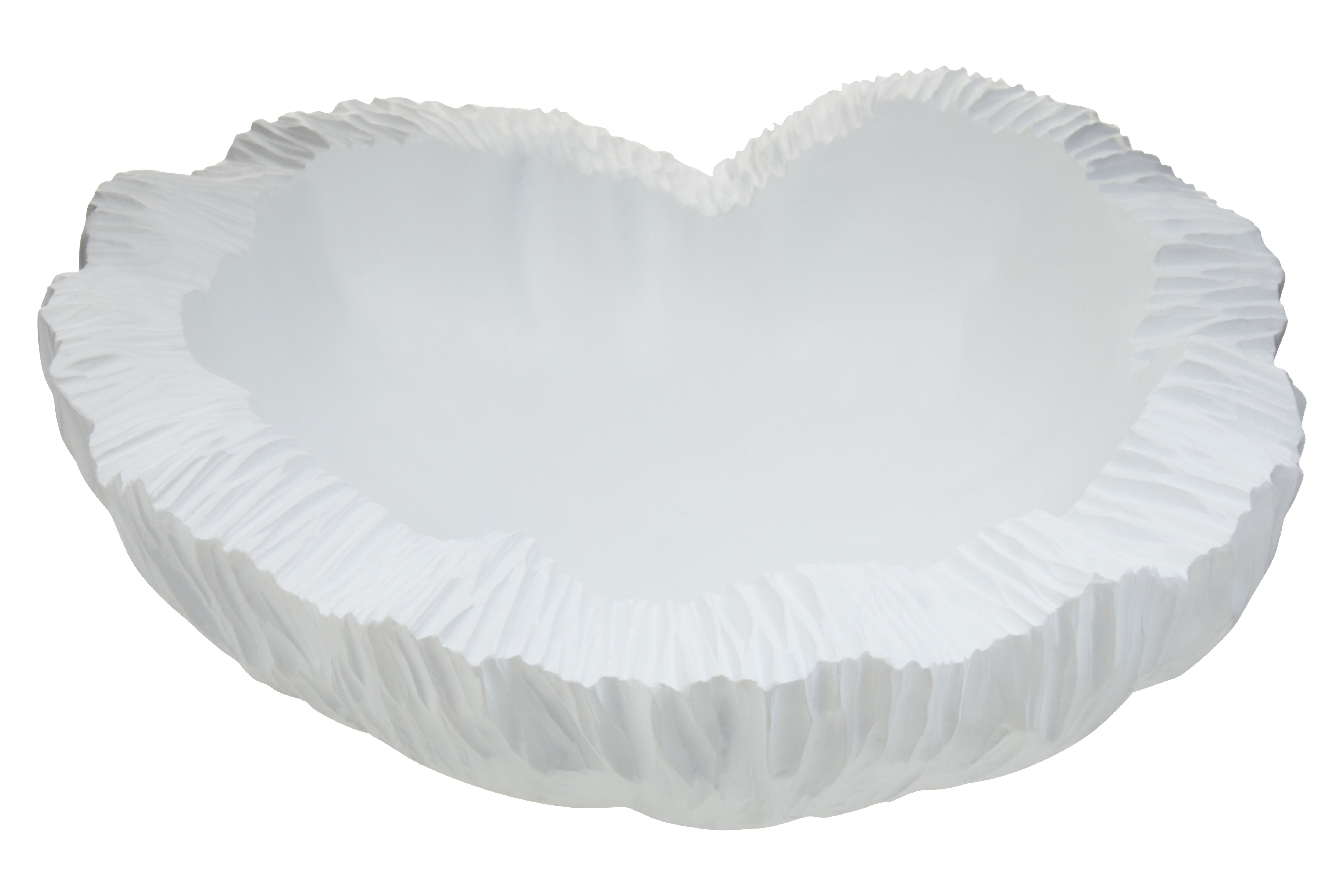 Bobbin Textured White Bowl