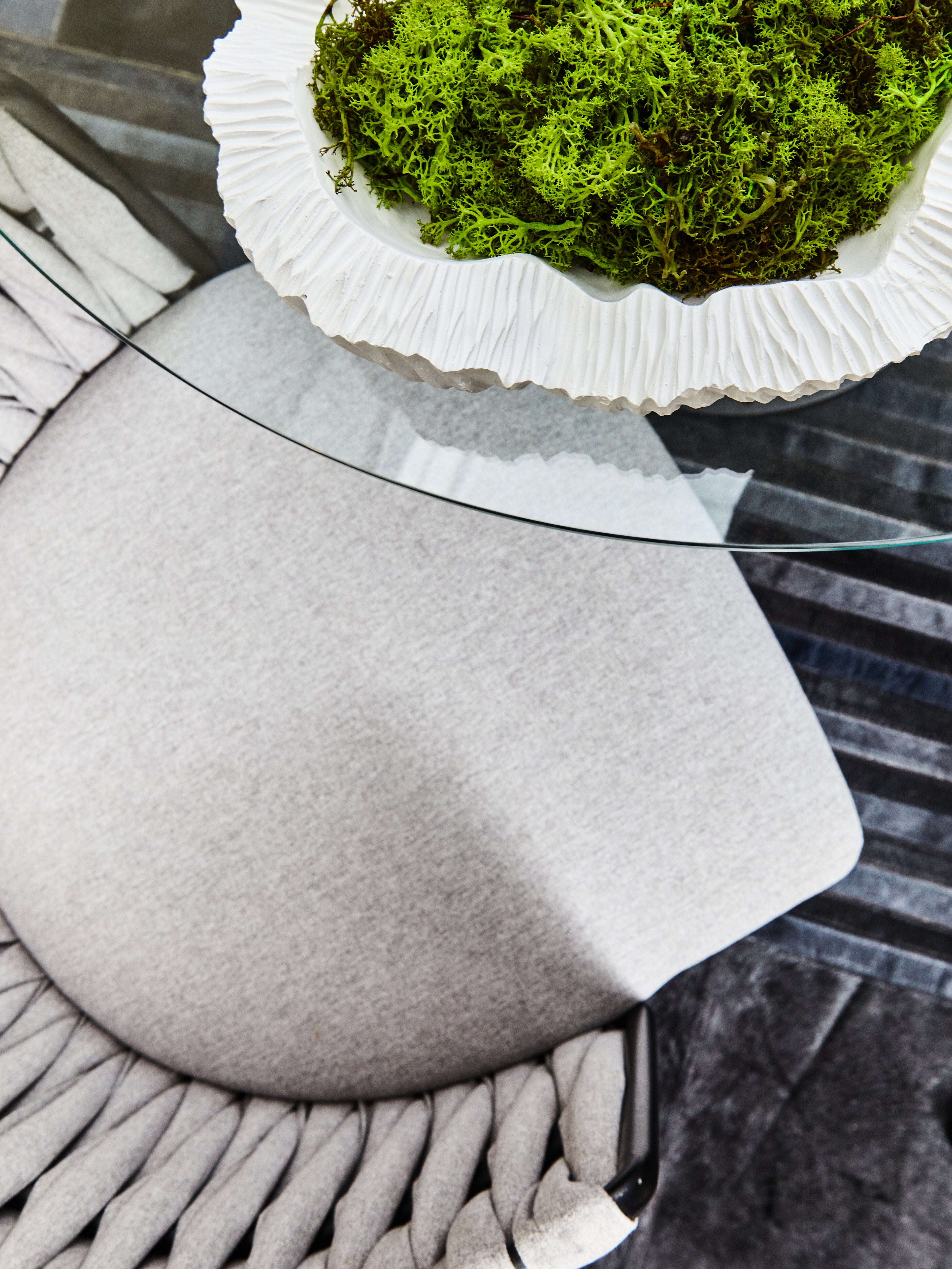 Bobbin Textured White Bowl