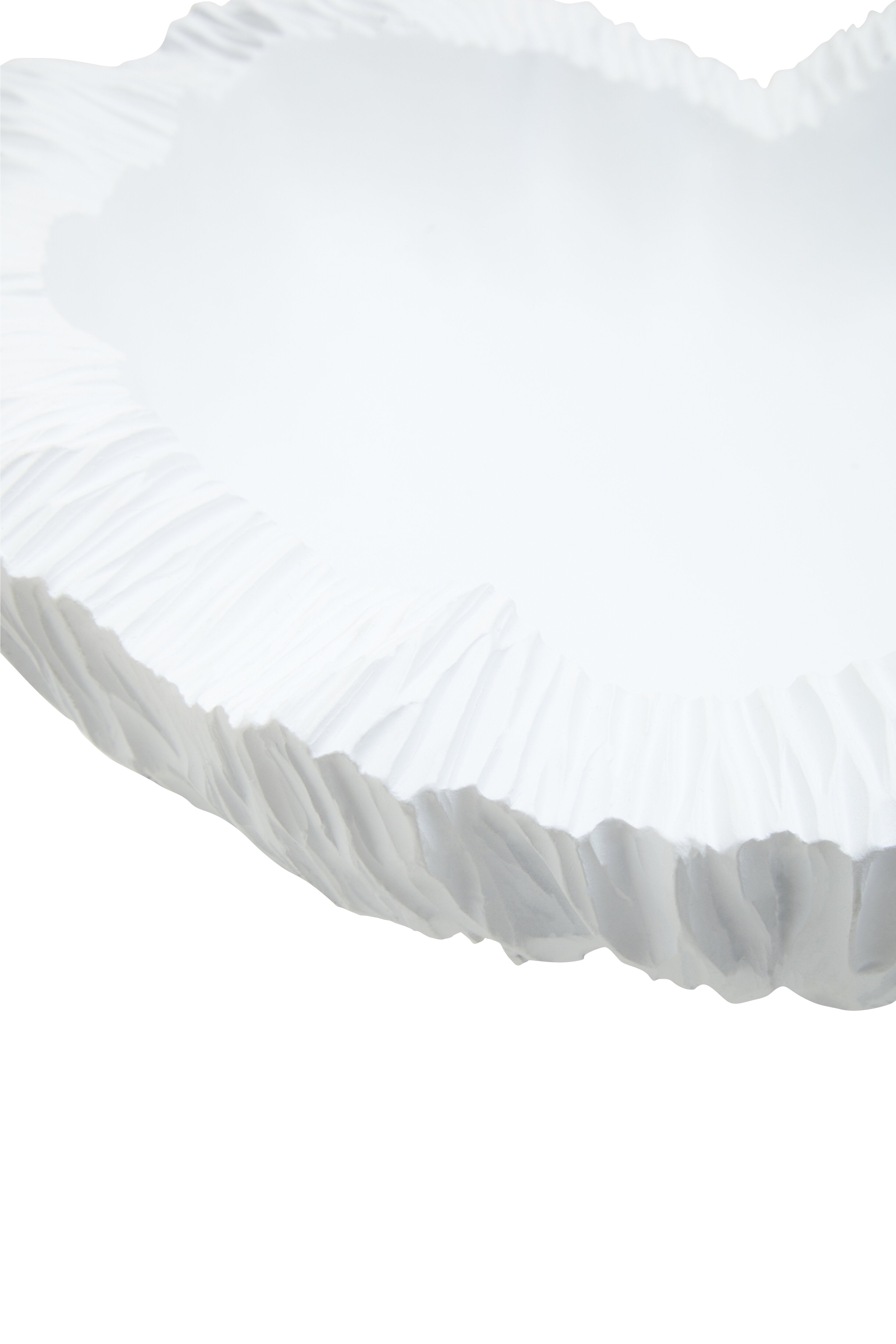 Bobbin Textured White Bowl