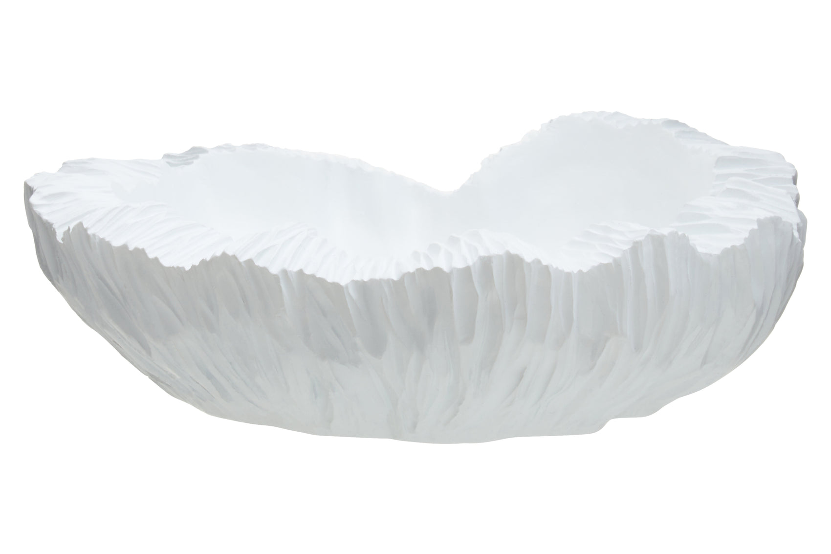 Bobbin Textured White Bowl