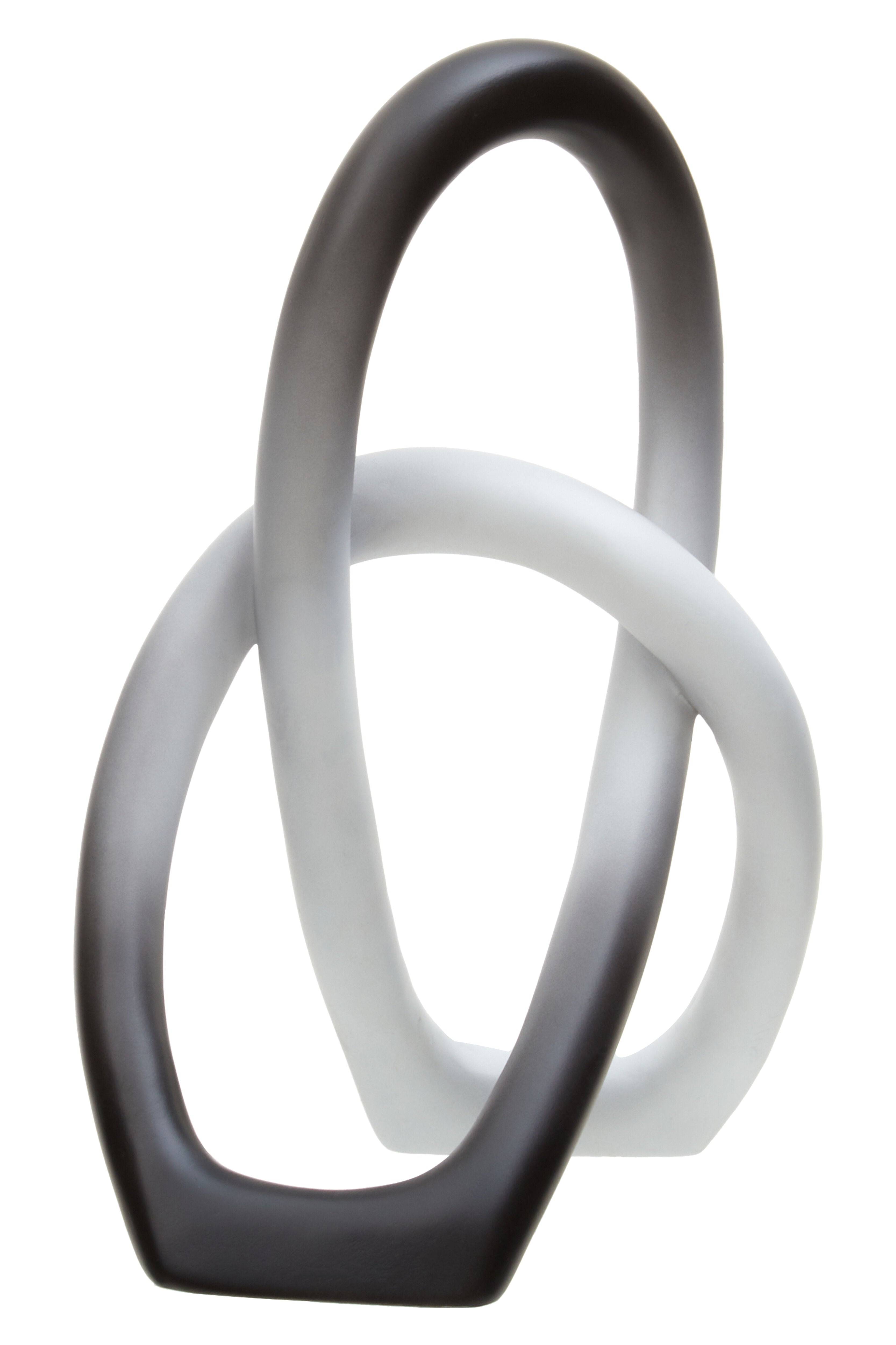 Bobbin Ombre Black & White Sculpture