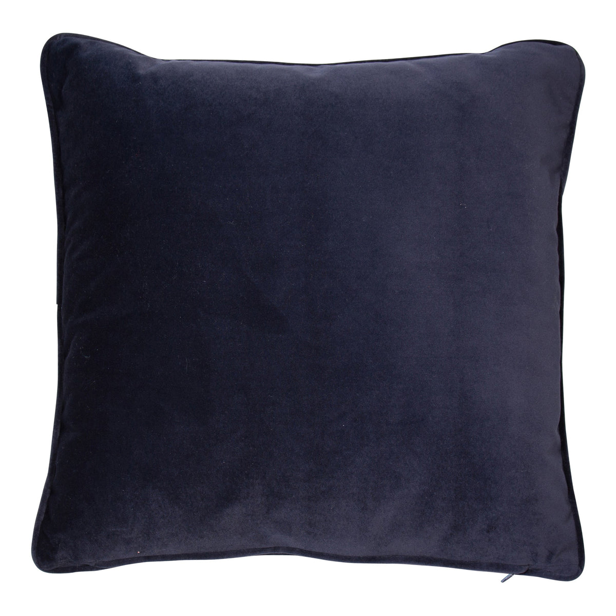 Malini Luxe Matt Navy Velvet Square Cushion 50x50